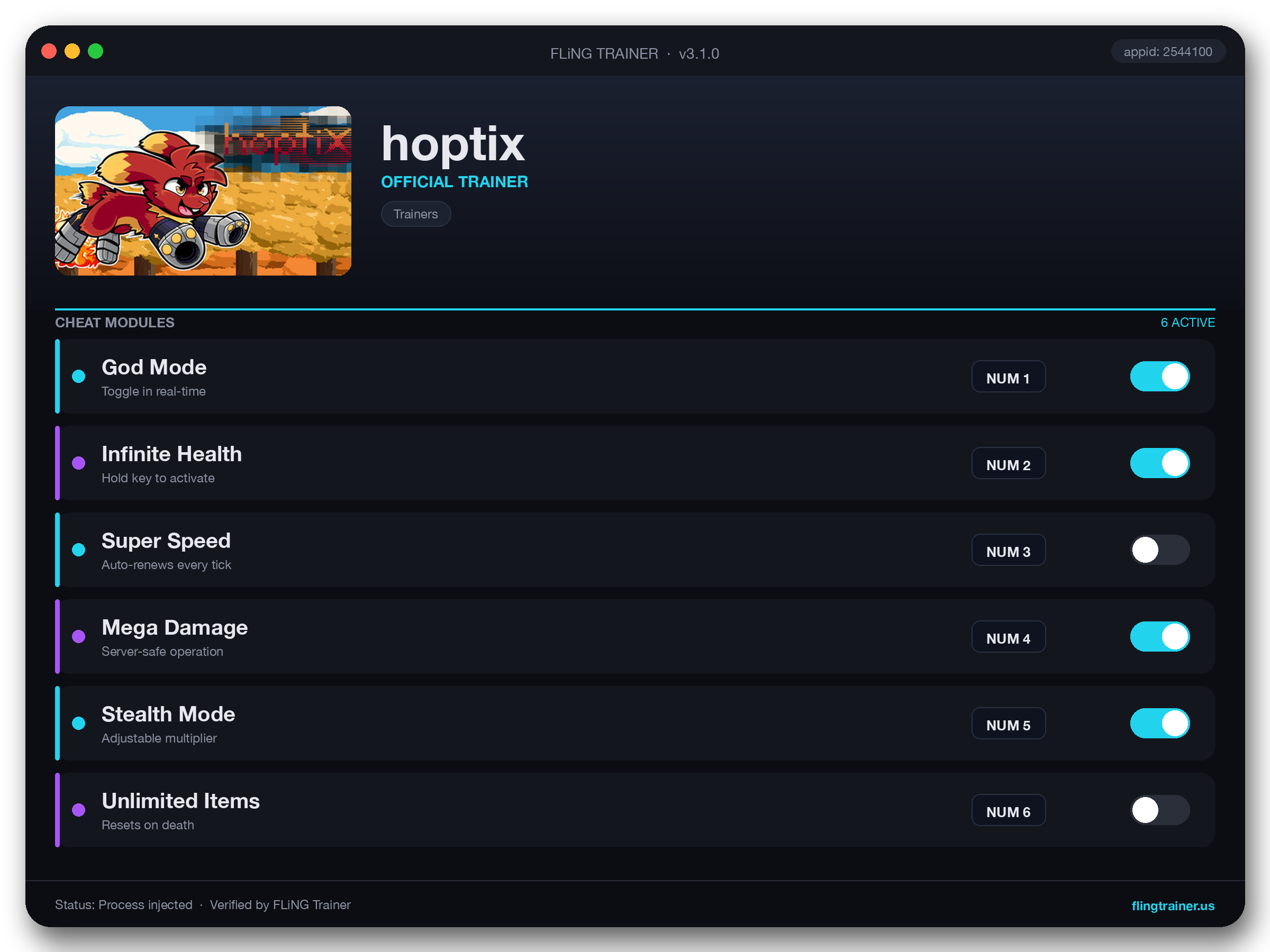 hoptix Trainer interface