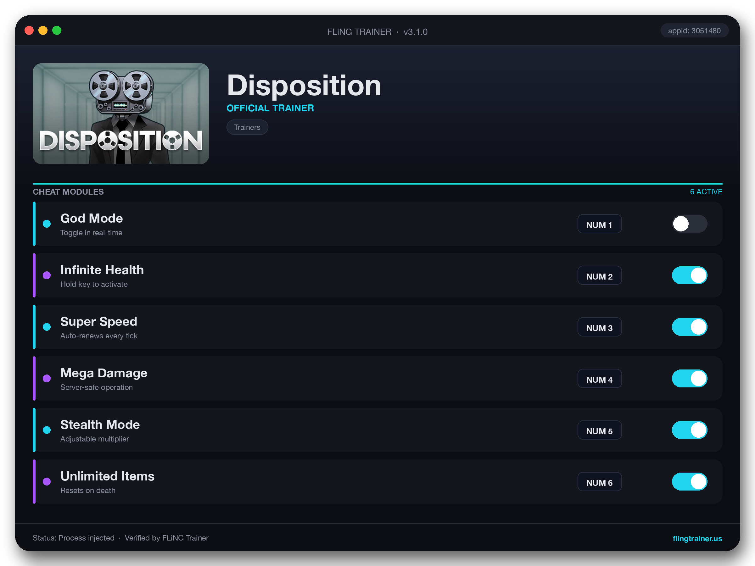 Disposition Trainer interface