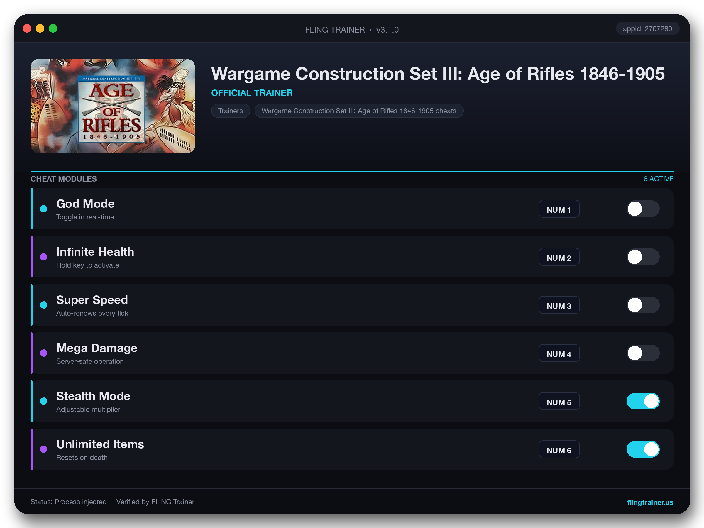 Wargame Construction Set III: Age of Rifles 1846-1905 Trainer interface