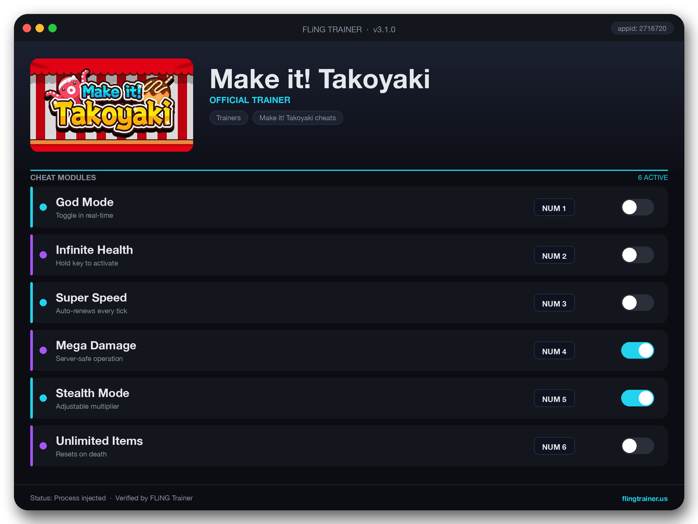Make it! Takoyaki Trainer interface