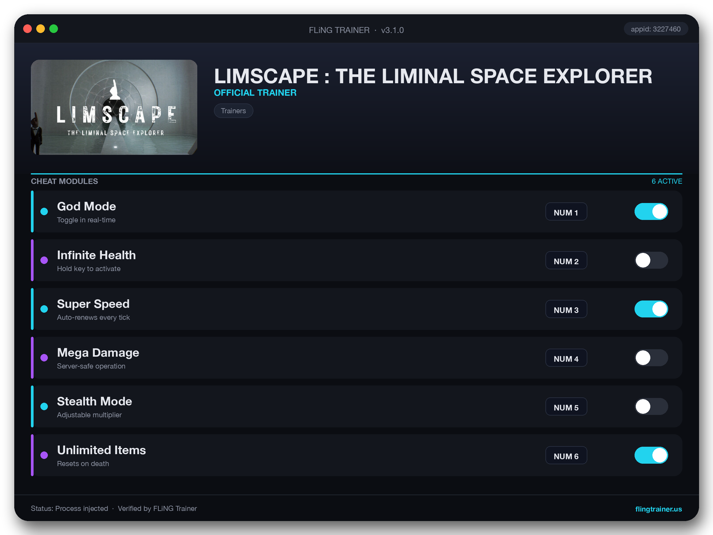 LIMSCAPE : THE LIMINAL SPACE EXPLORER Trainer interface