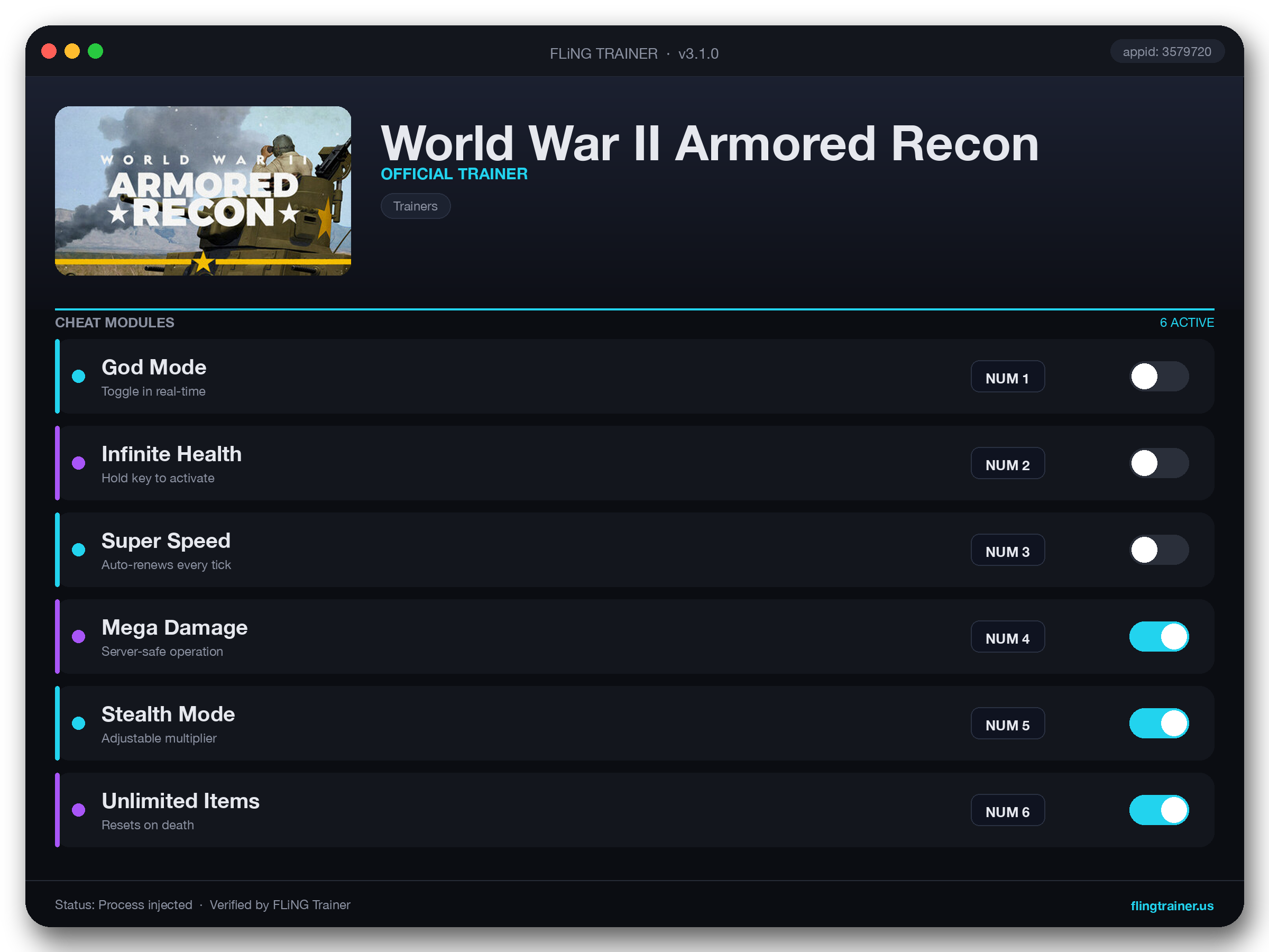 World War II Armored Recon Trainer interface