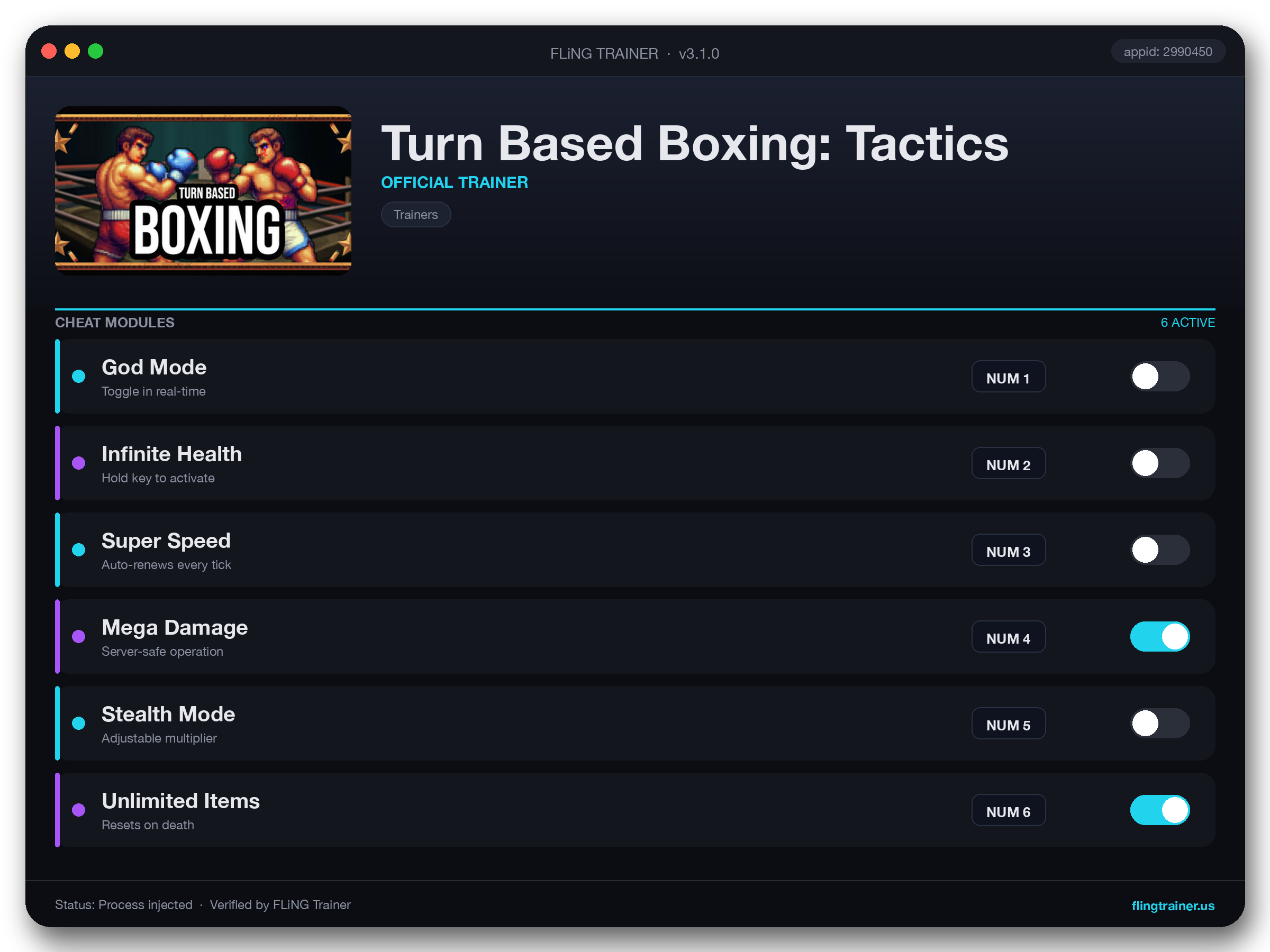 Turn Based Boxing: Tactics Trainer interface