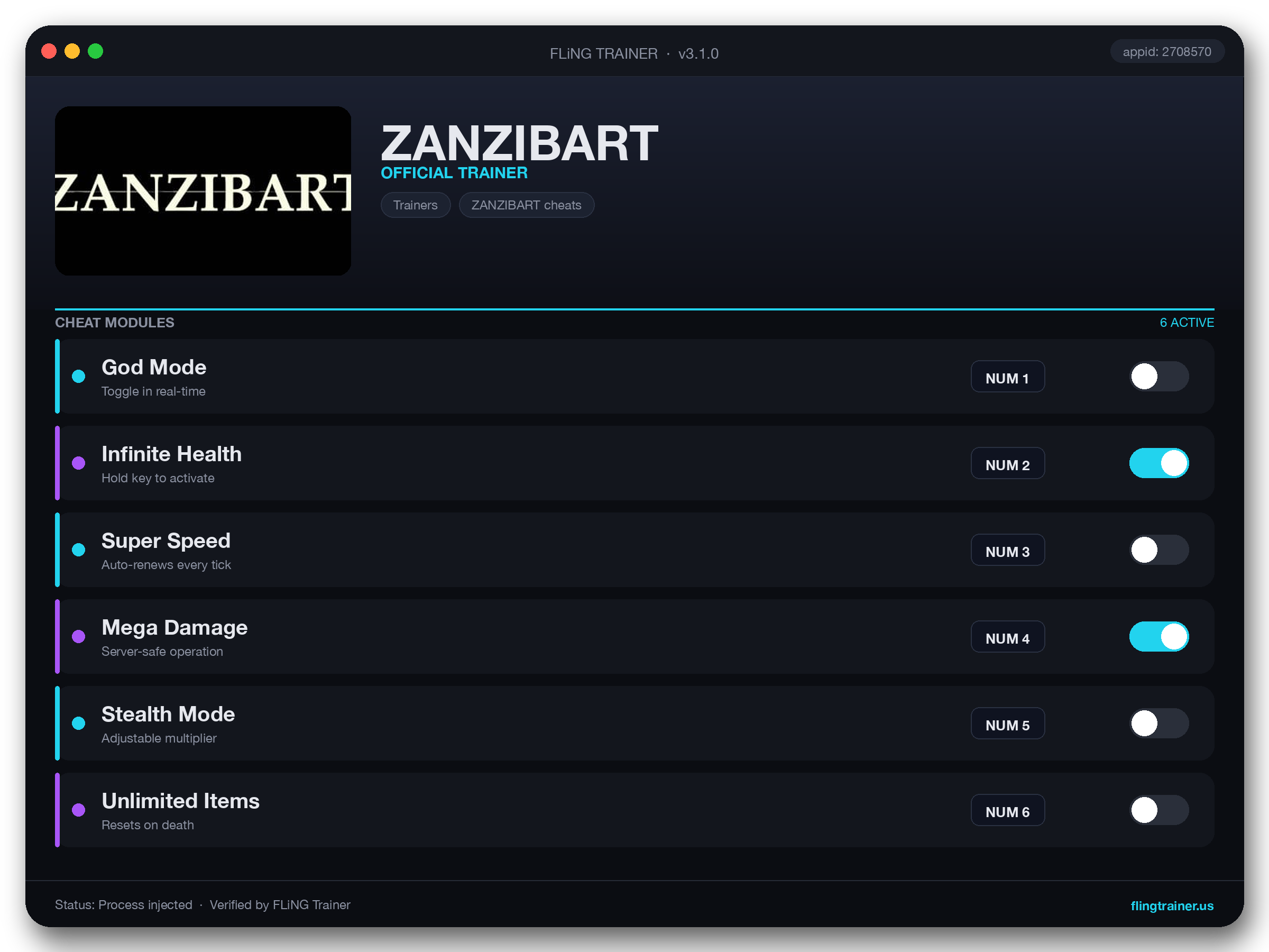 ZANZIBART Trainer interface