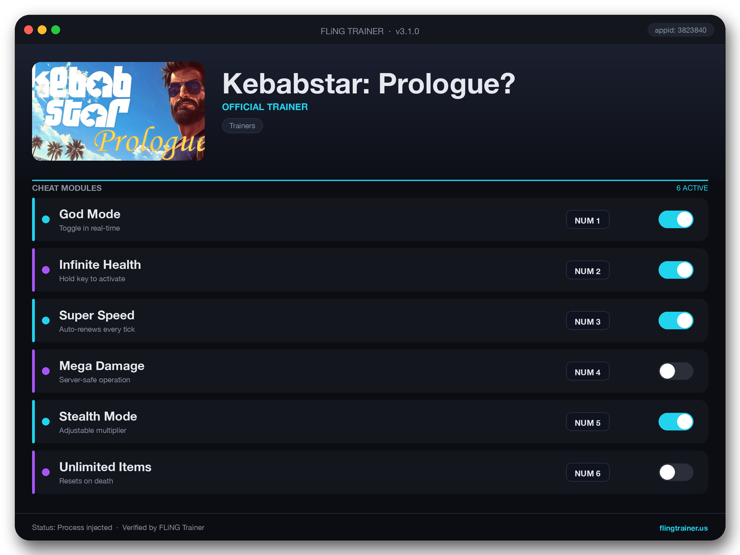 Kebabstar: Prologue? Trainer interface