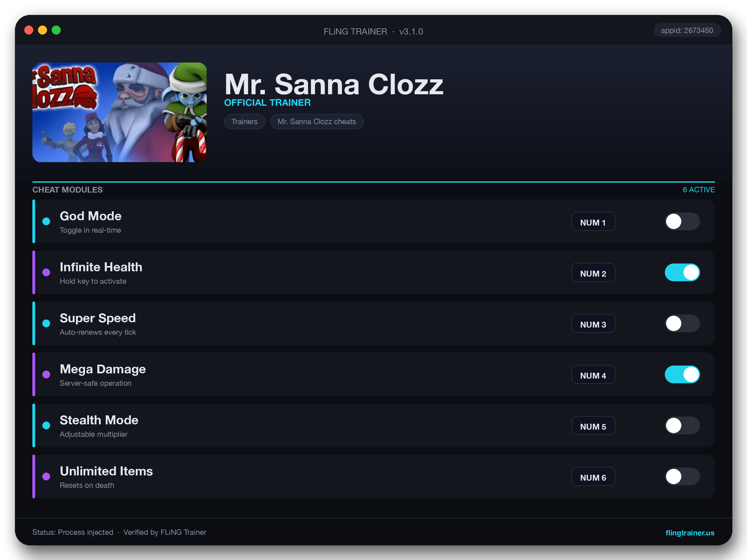 Mr. Sanna Clozz Trainer interface
