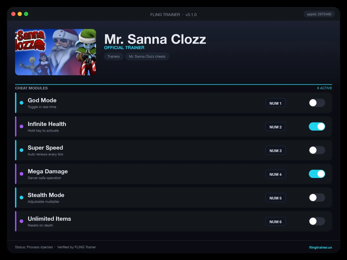 Mr. Sanna Clozz Trainer interface