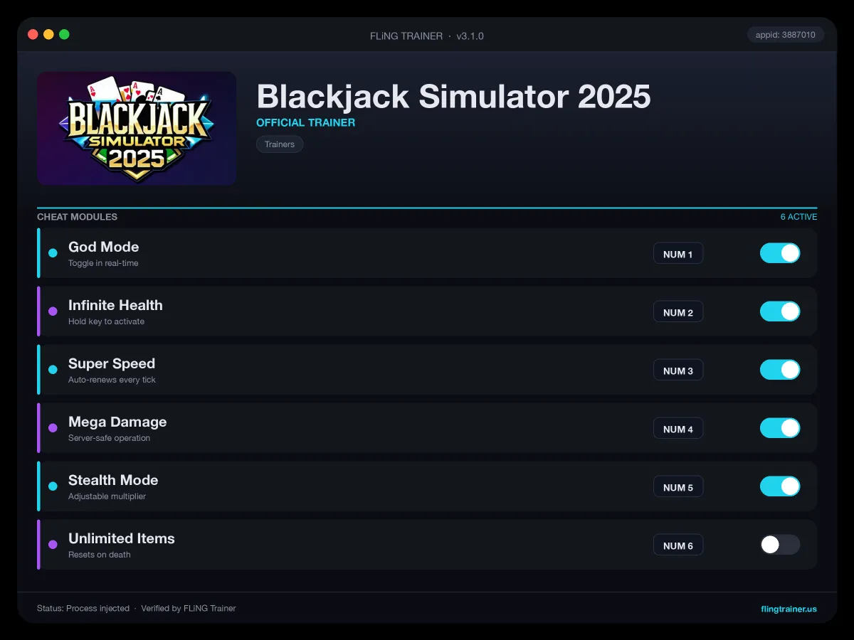 Blackjack Simulator 2025 Trainer interface