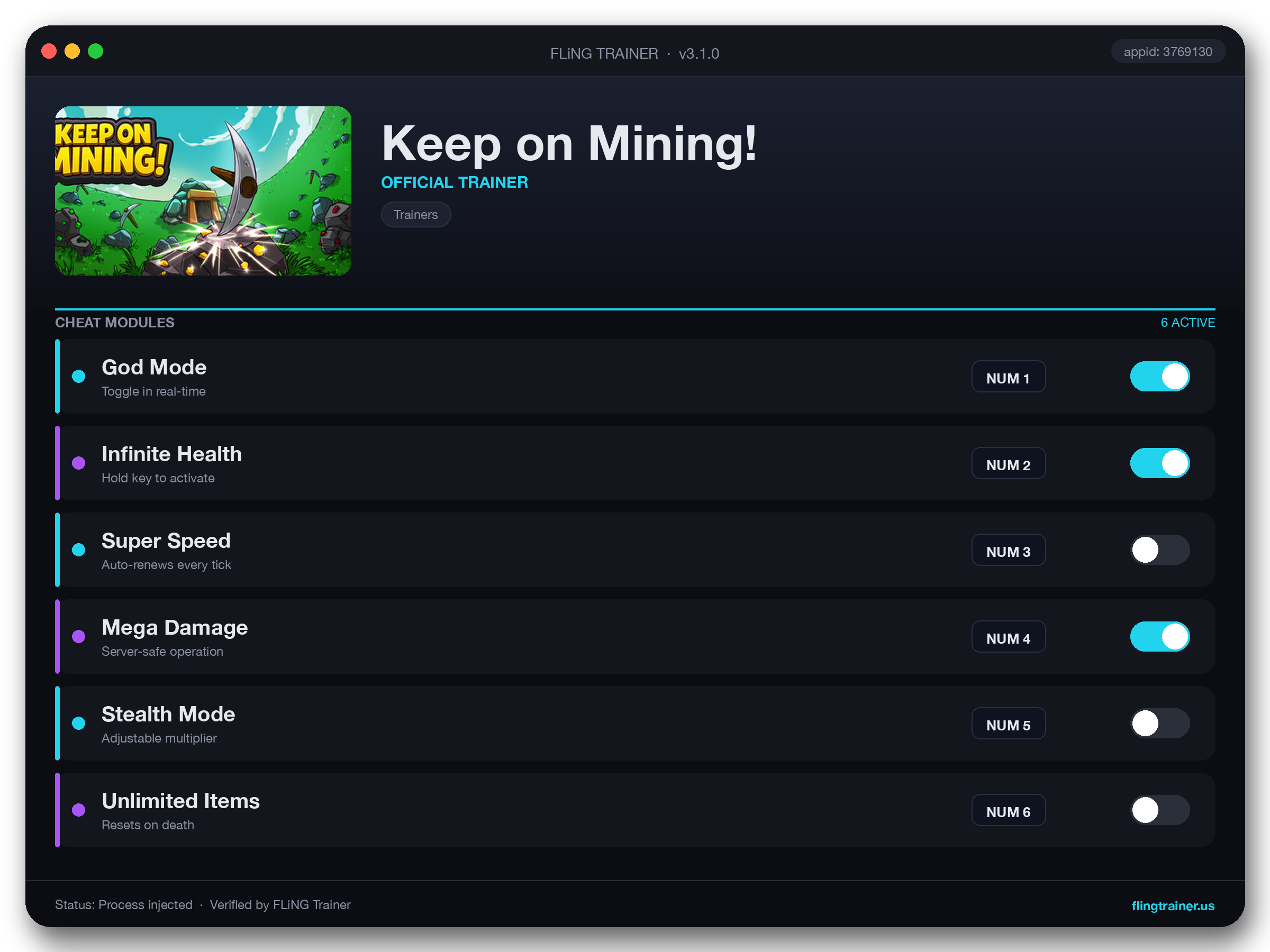 Keep on Mining! Trainer interface
