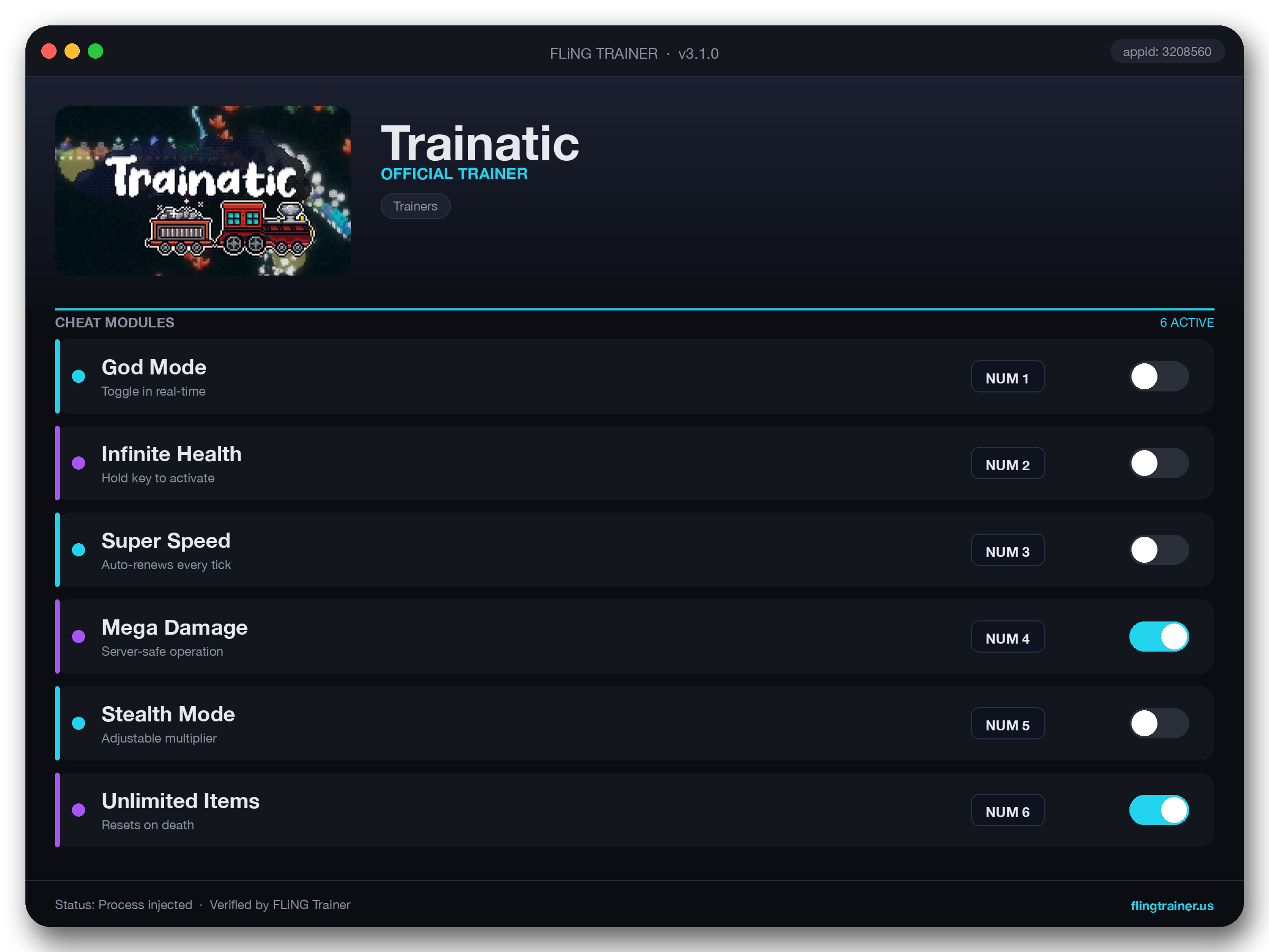 Trainatic Trainer interface