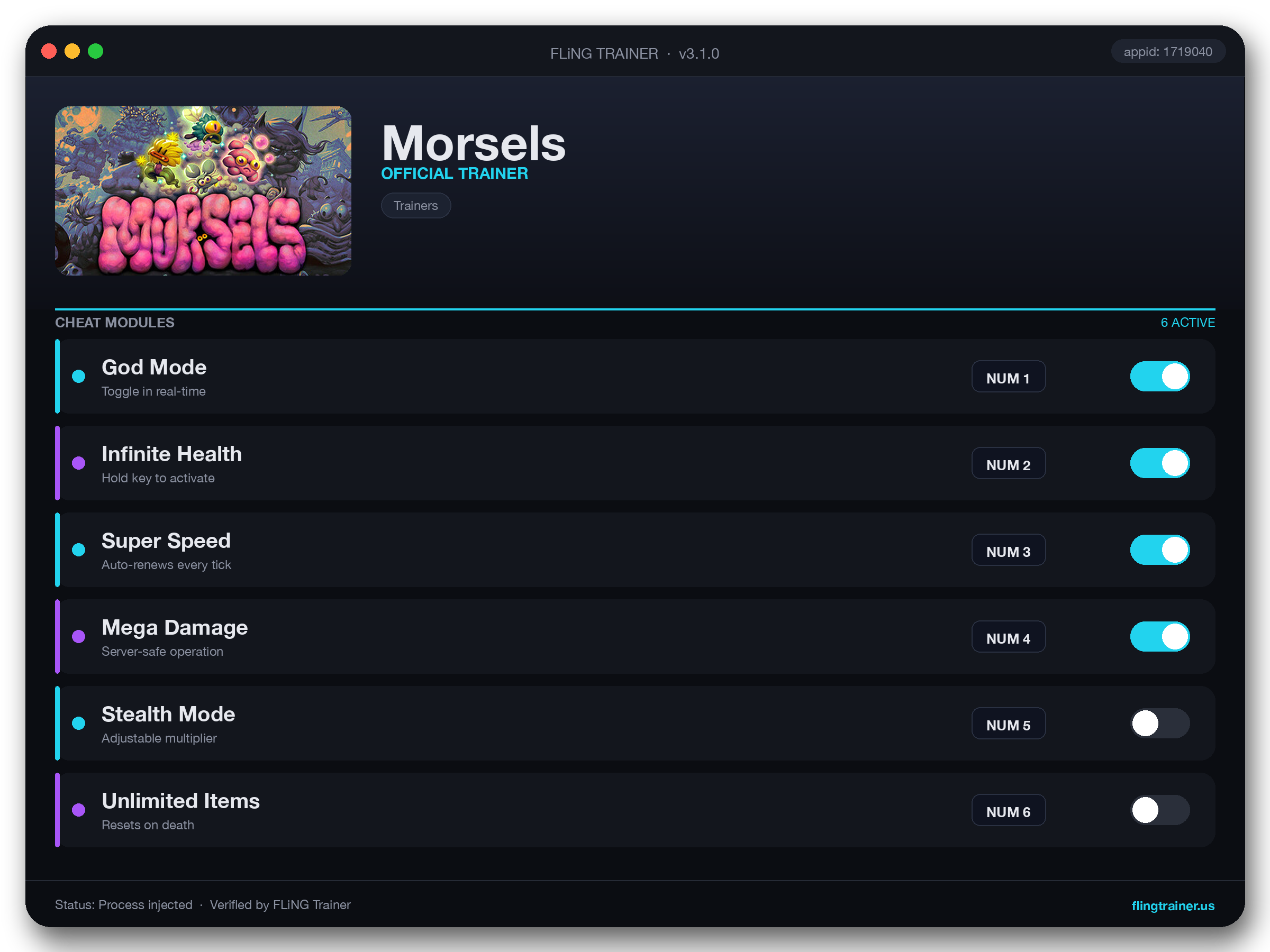Morsels Trainer interface