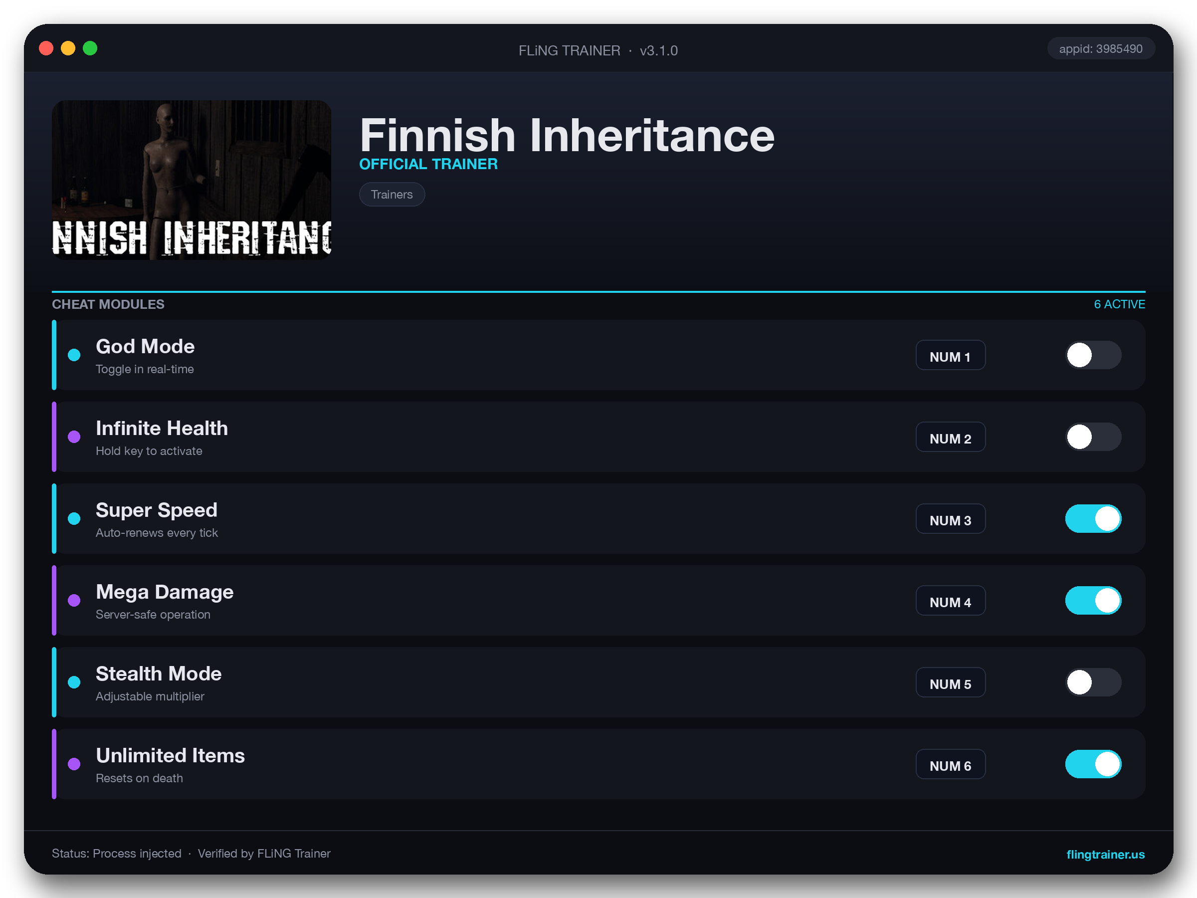 Finnish Inheritance Trainer interface