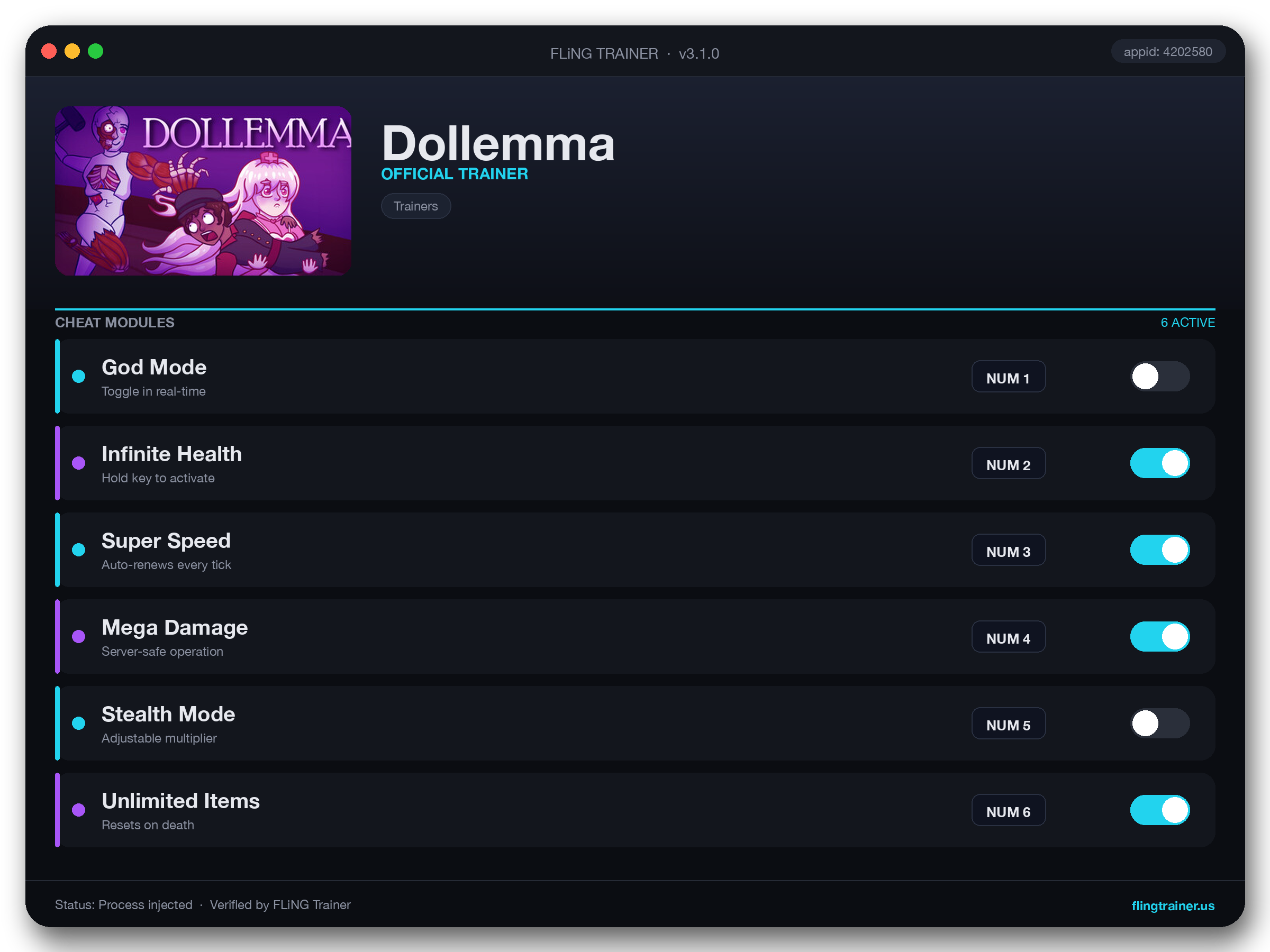 Dollemma Trainer interface