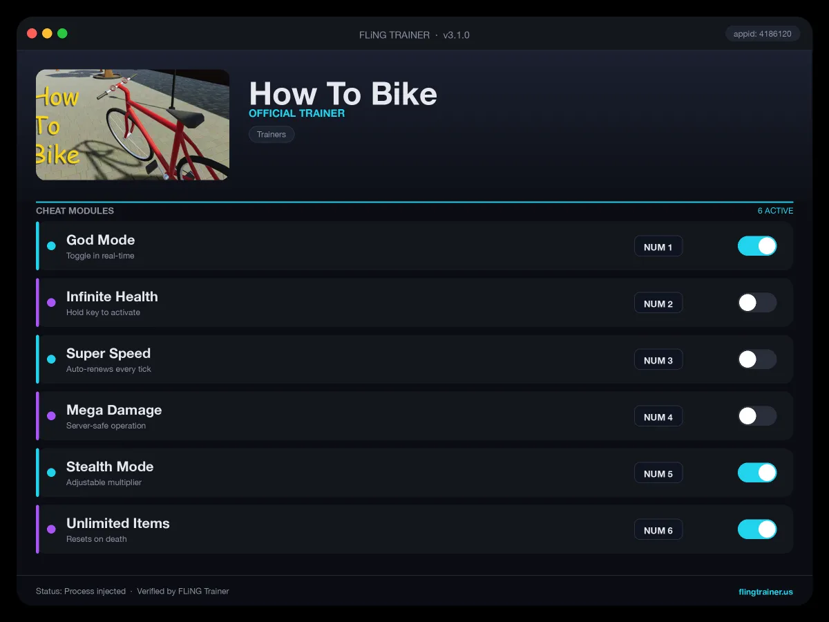 How To Bike Trainer interface