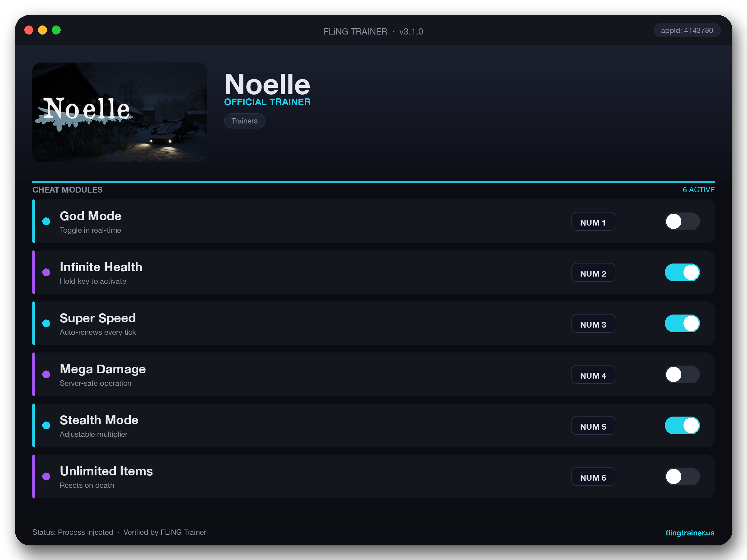 Noelle Trainer interface
