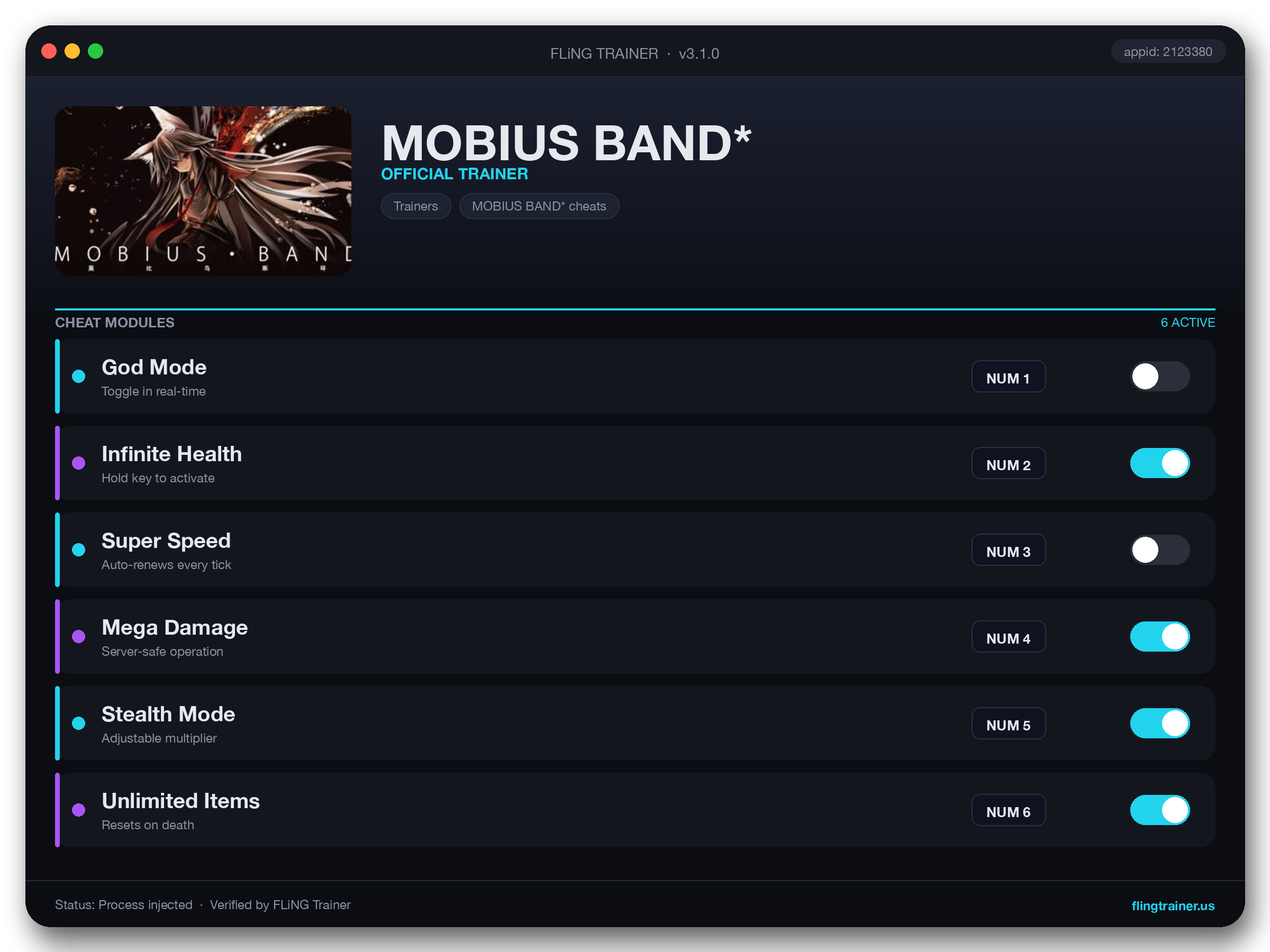 MOBIUS BAND* Trainer interface