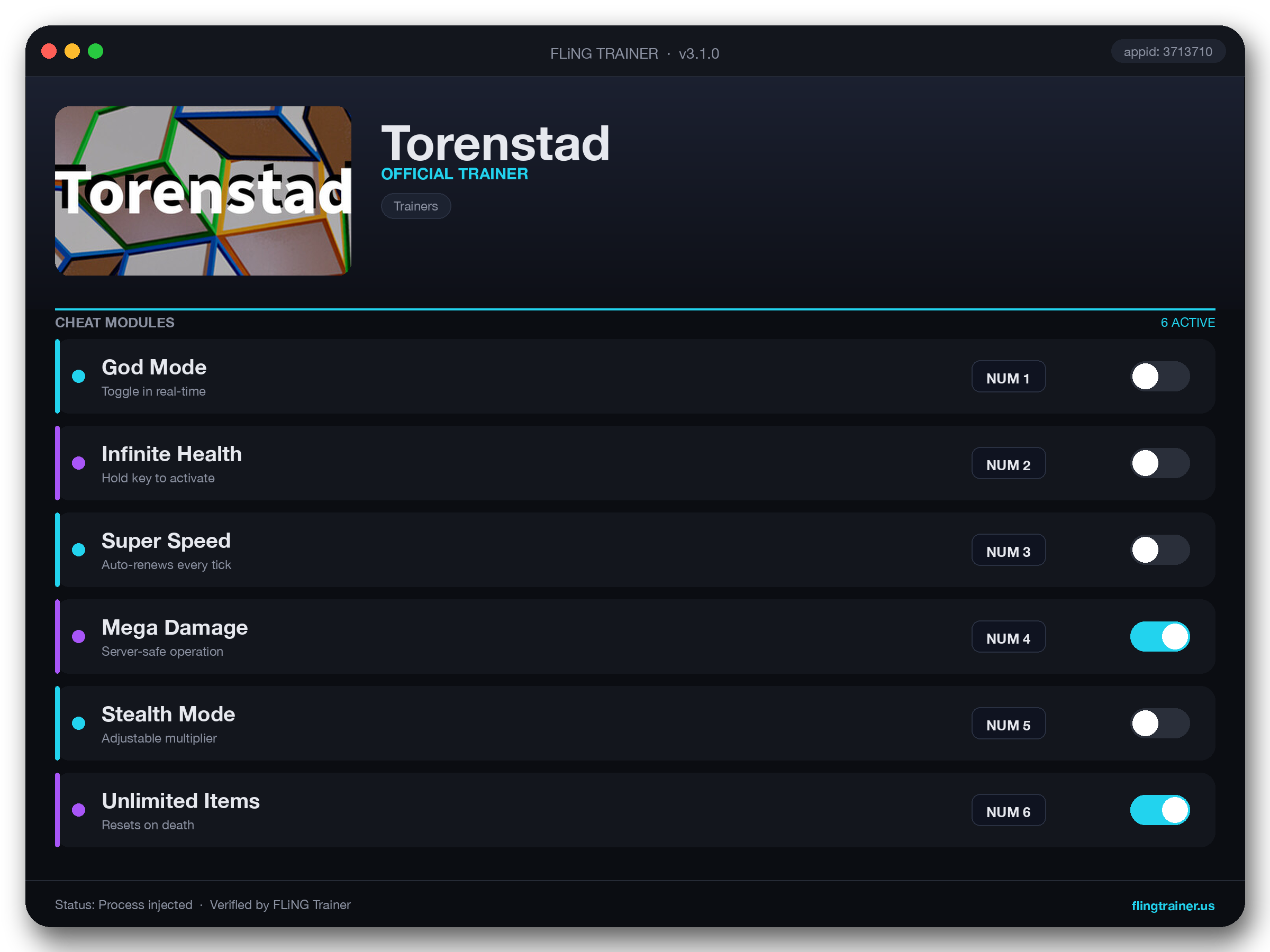 Torenstad Trainer interface