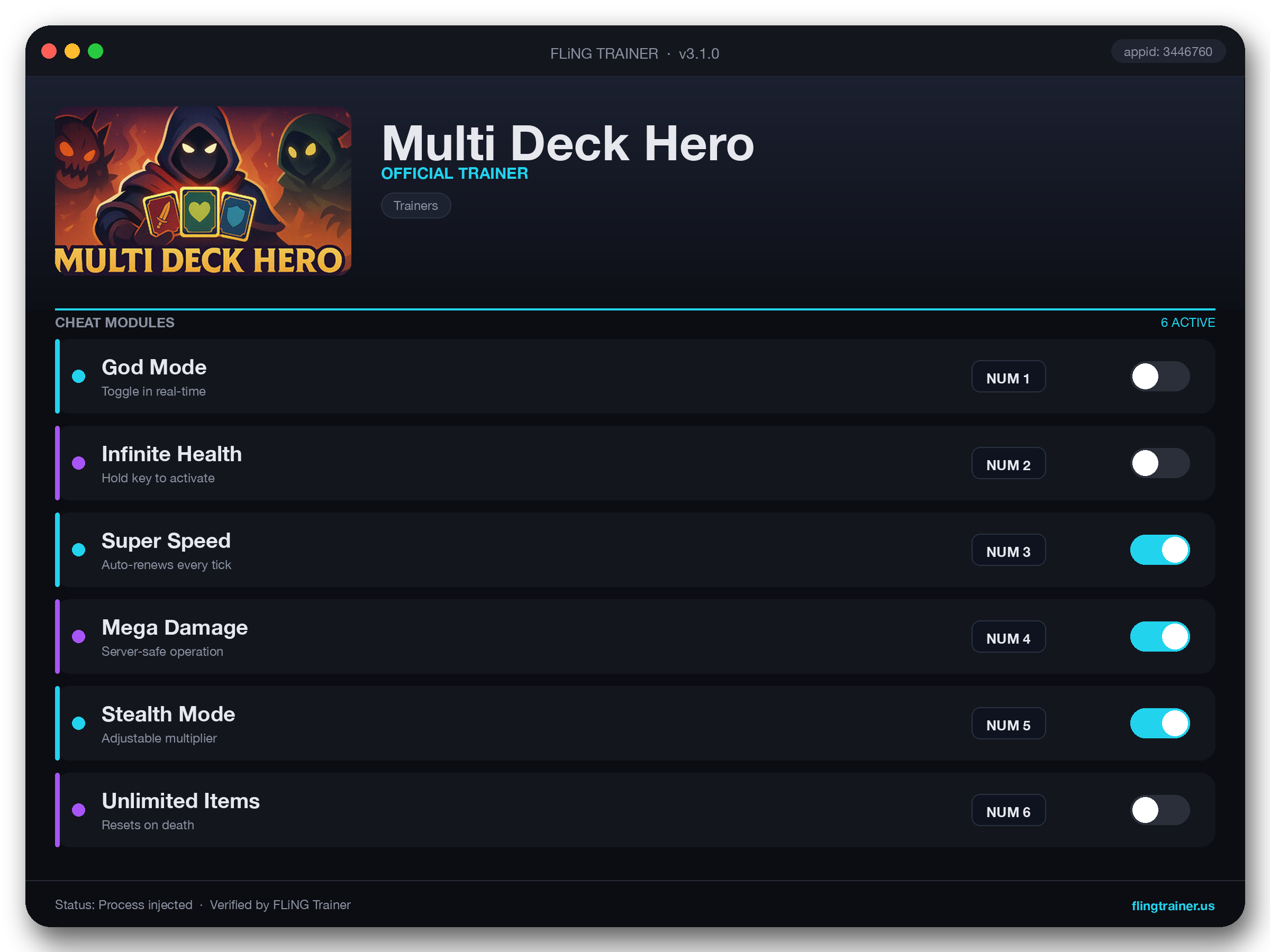 Multi Deck Hero Trainer interface