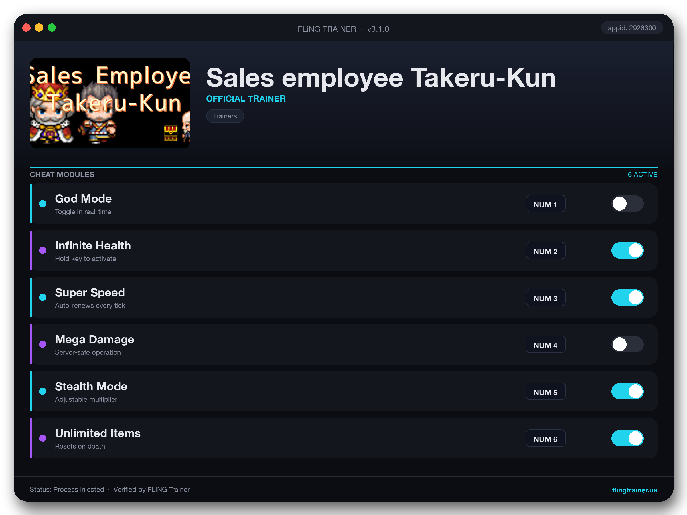 Sales employee Takeru-Kun Trainer interface