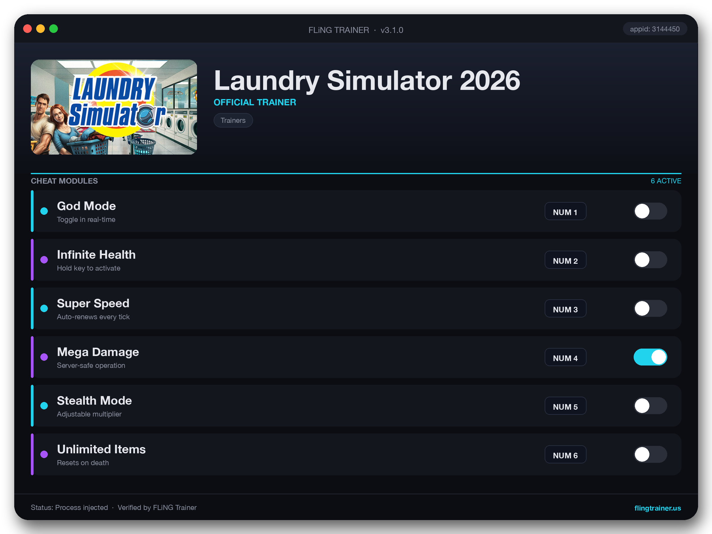 Laundry Simulator 2026 Trainer interface