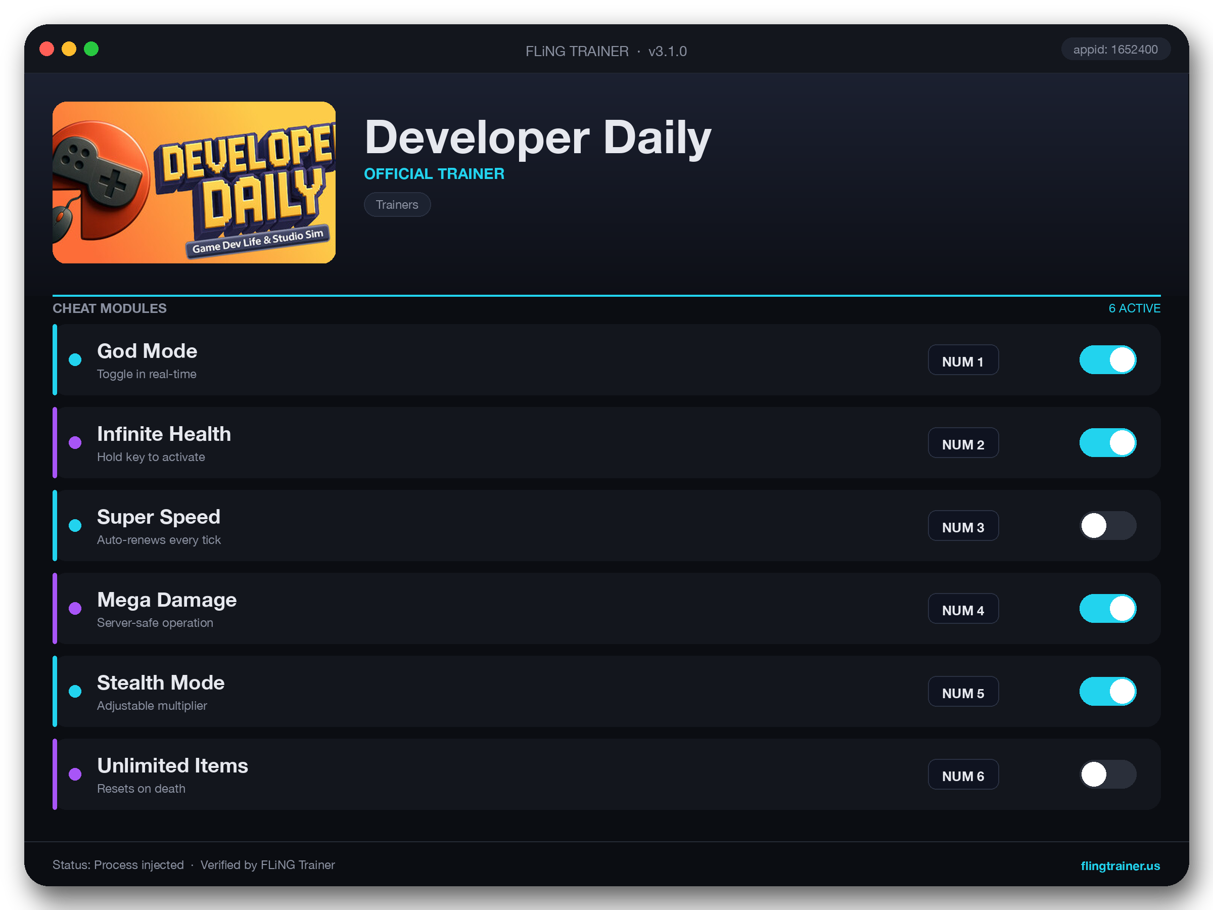 Developer Daily Trainer interface