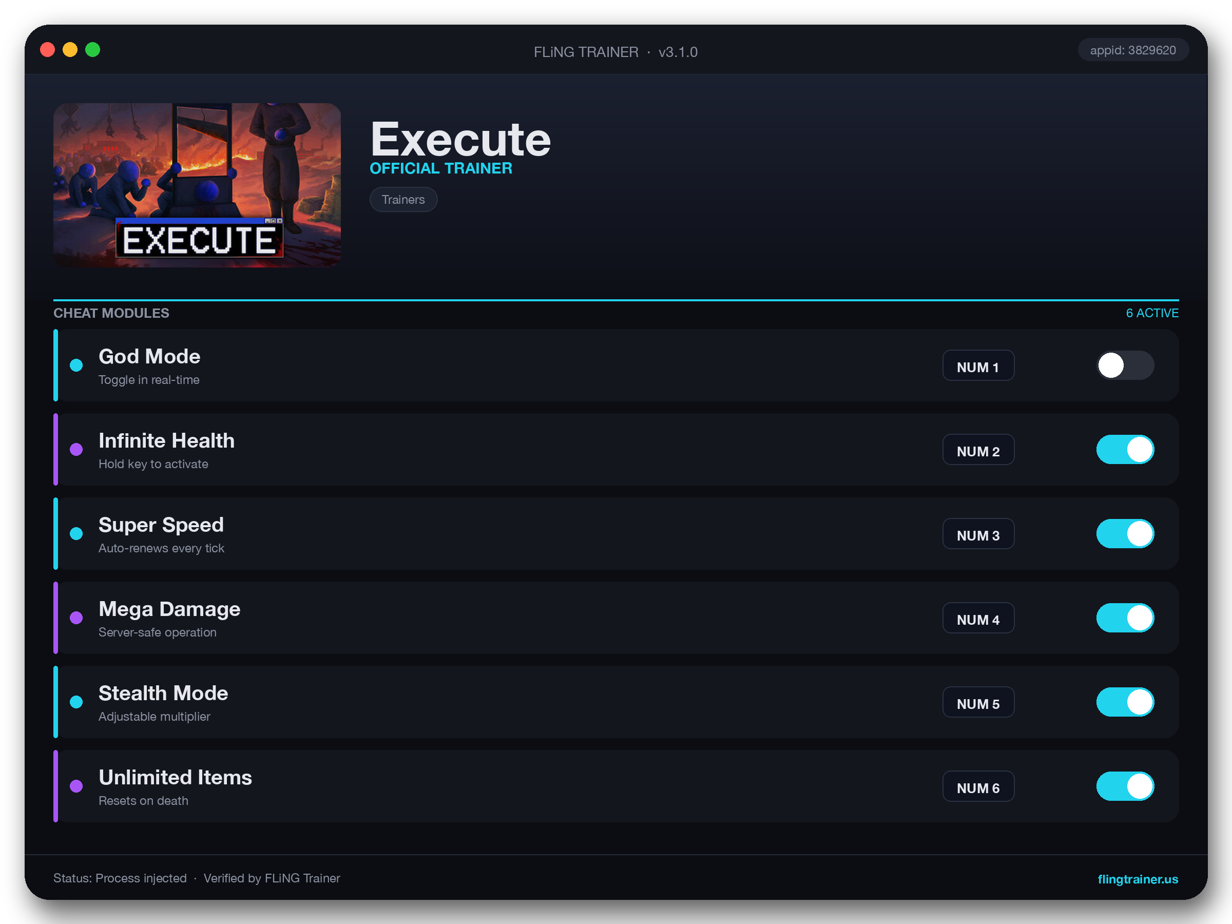 Execute Trainer interface