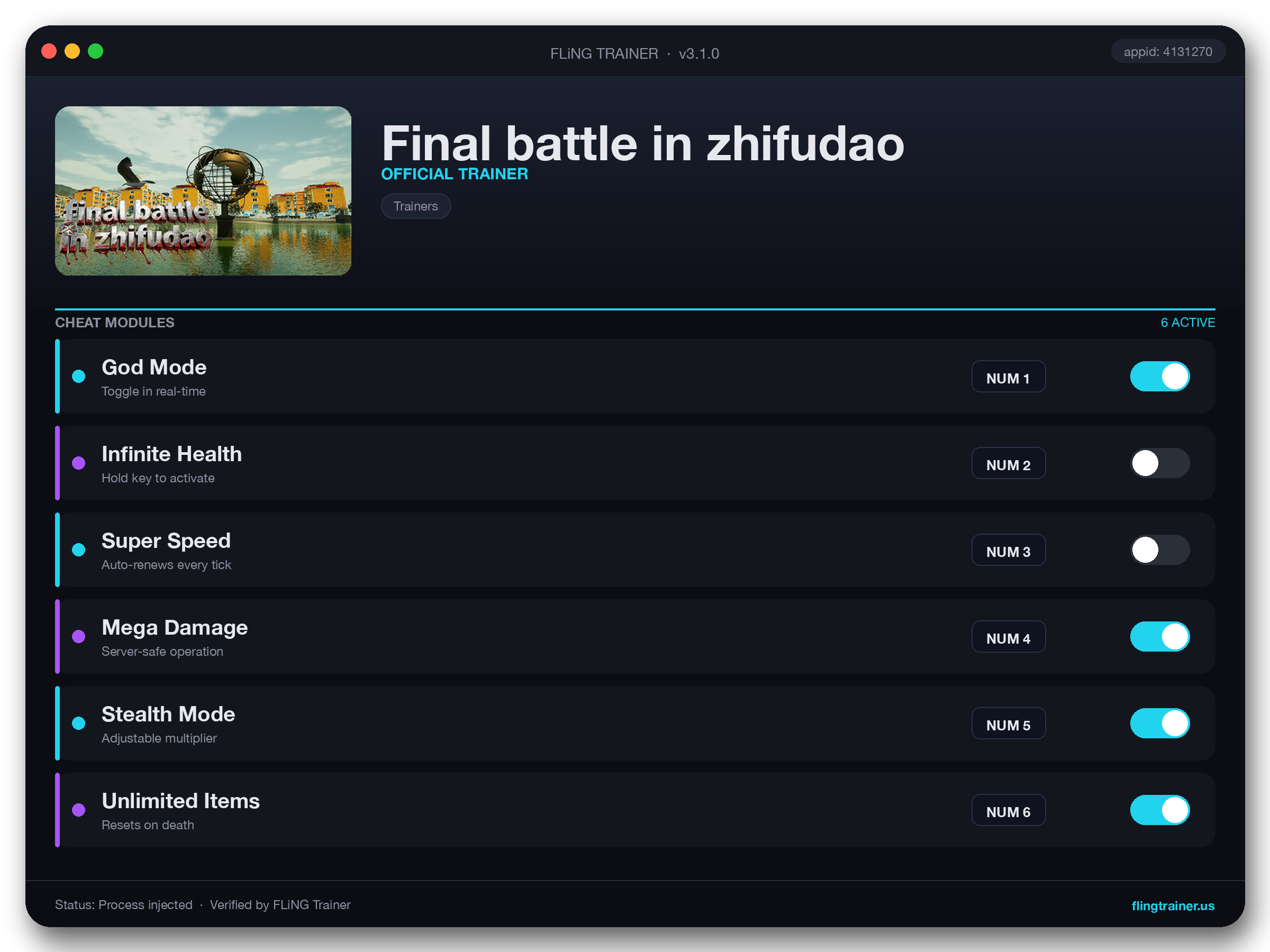 Final battle in zhifudao Trainer interface