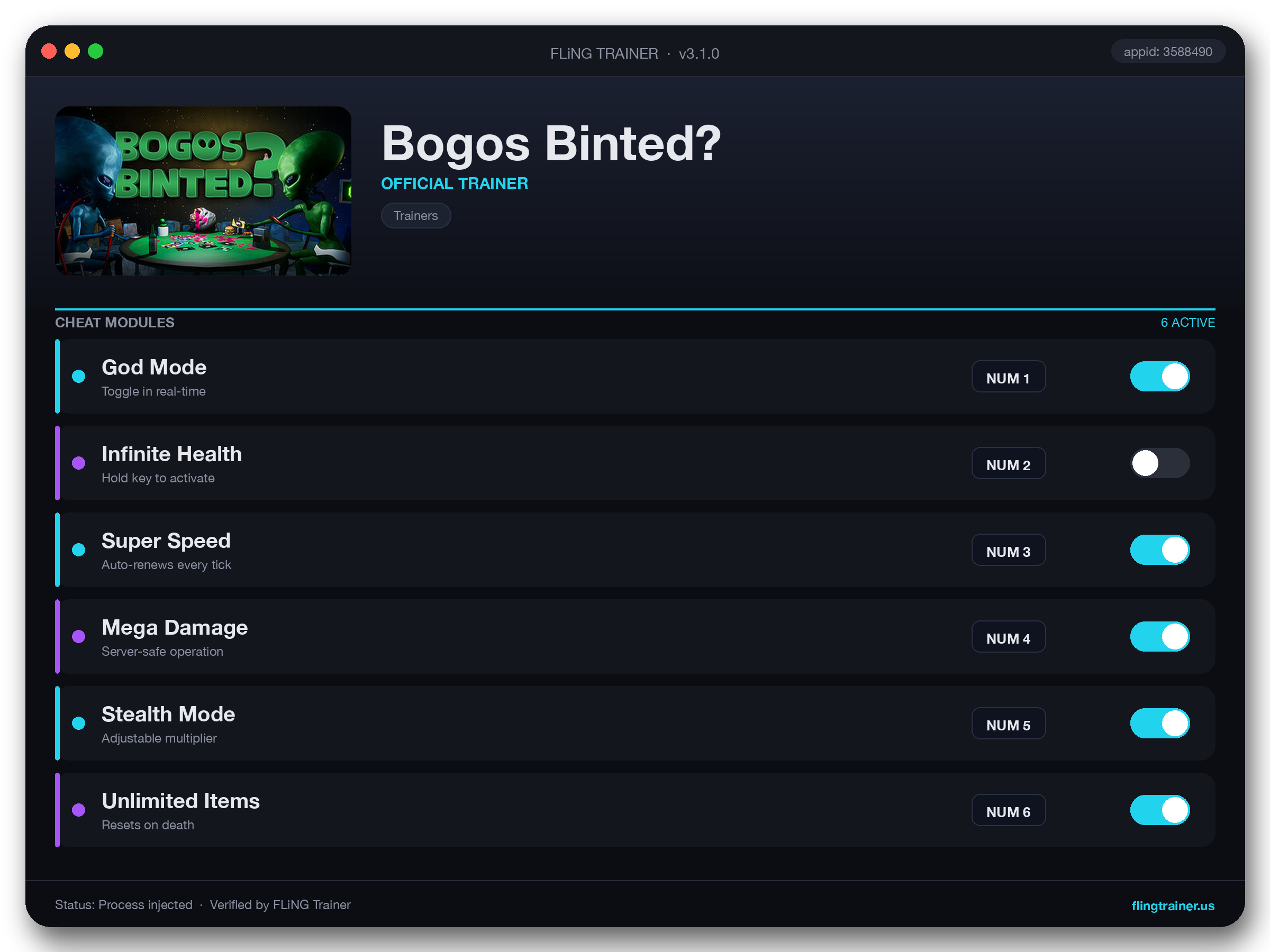 Bogos Binted? Trainer interface