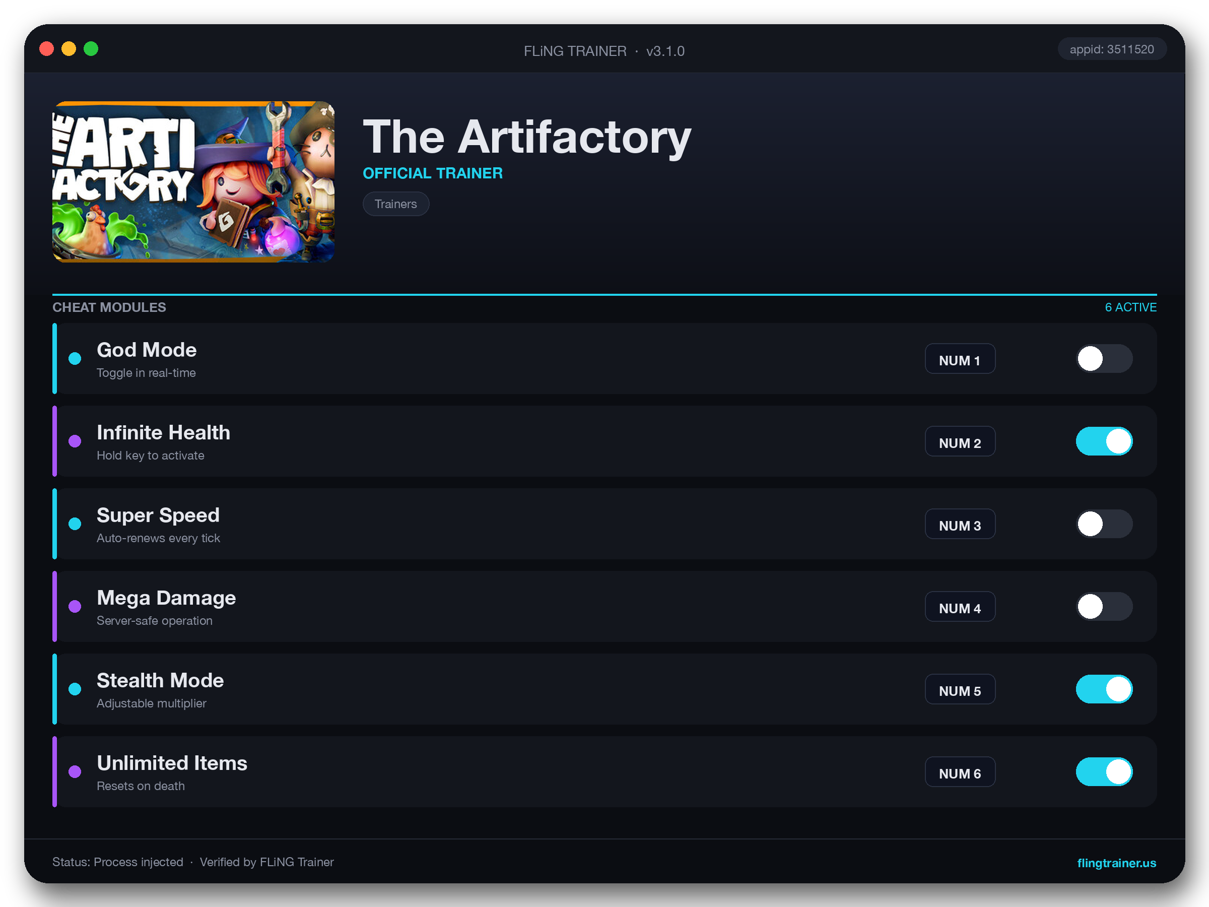 The Artifactory Trainer interface