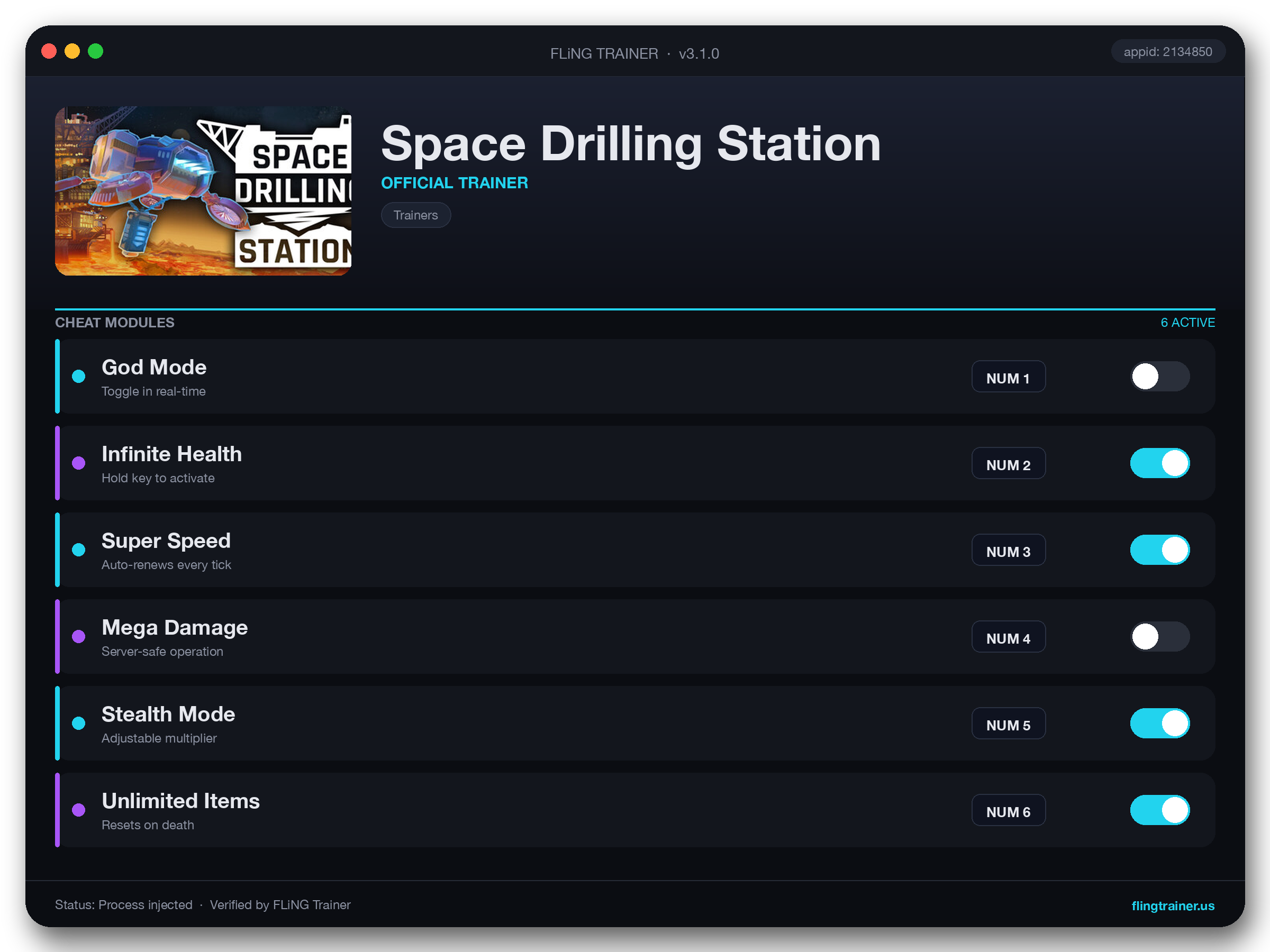 Space Drilling Station Trainer interface