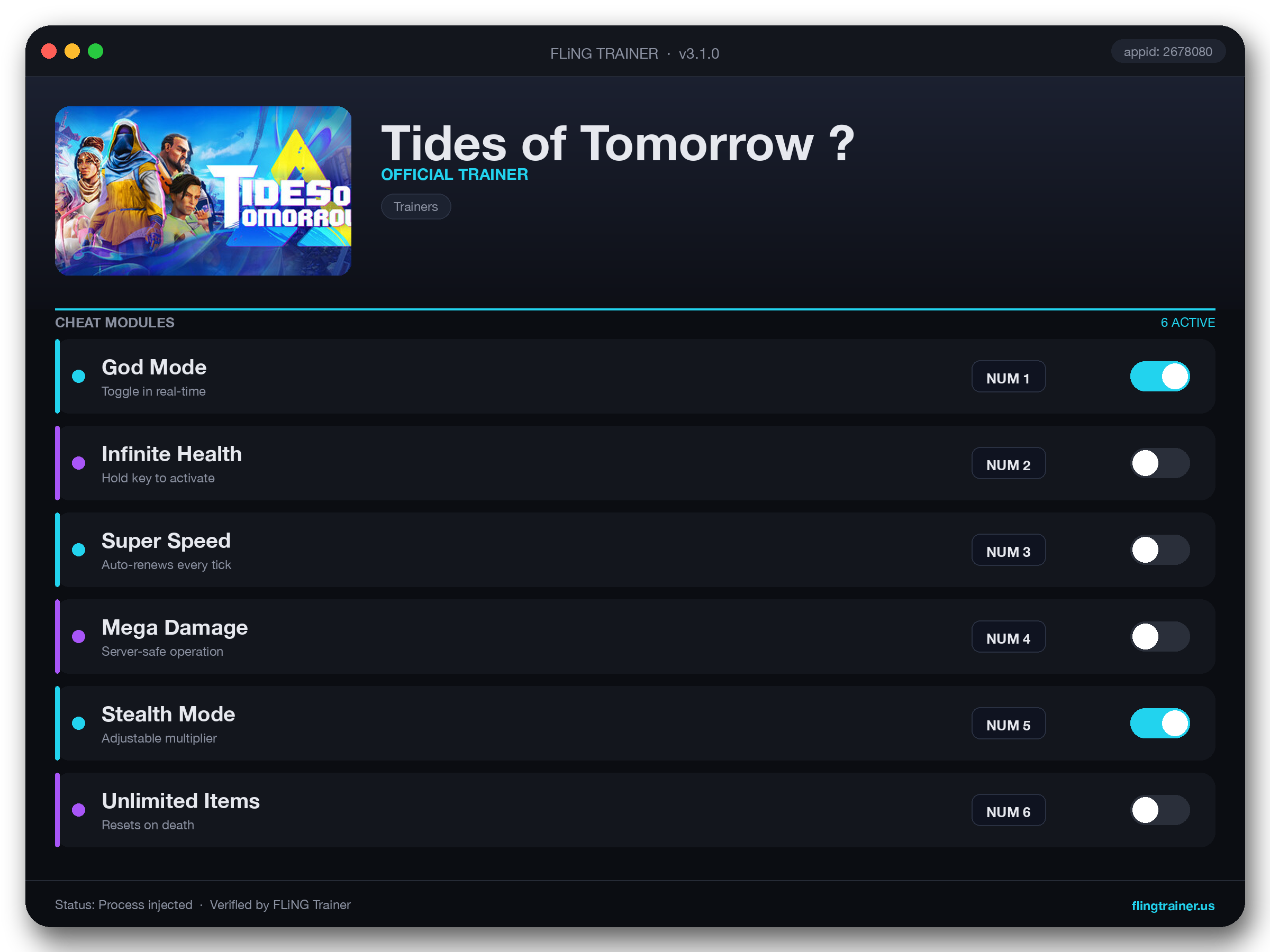 Tides of Tomorrow ? Trainer interface