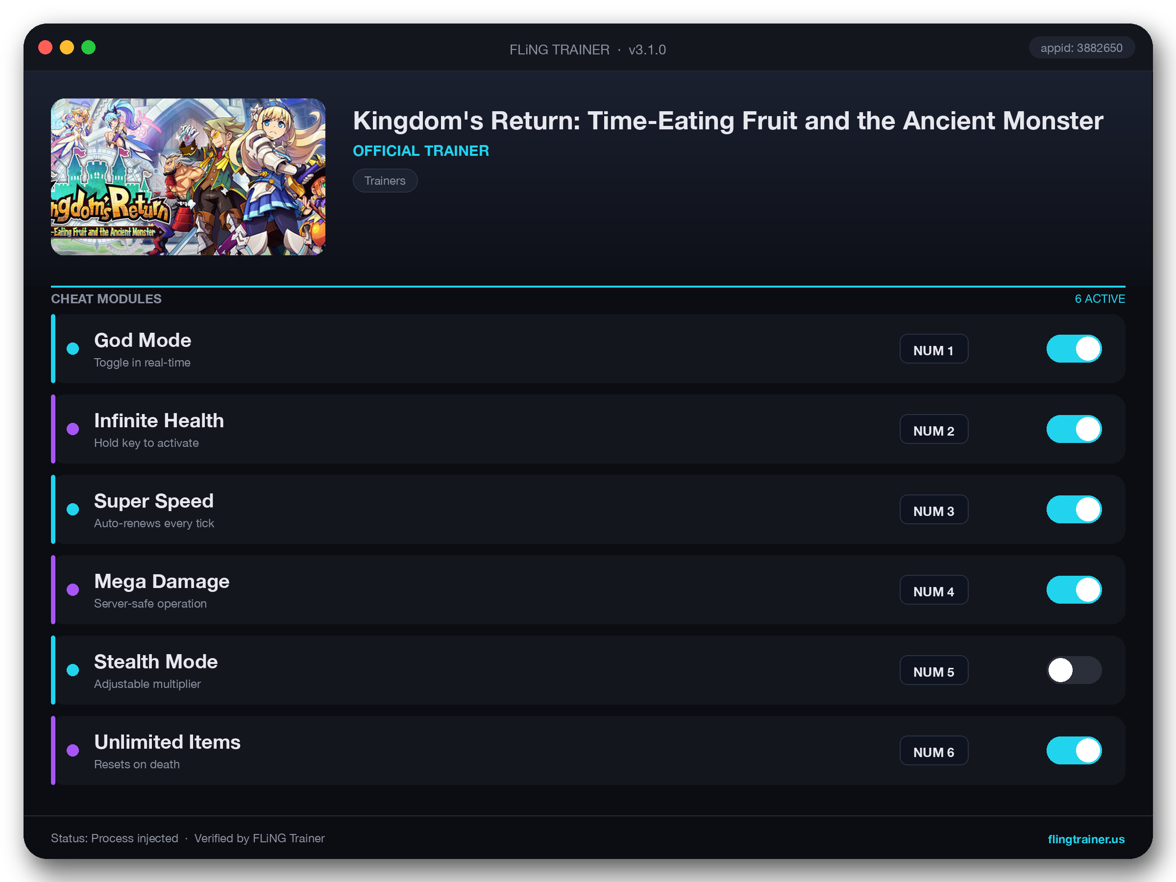 Kingdom's Return: Time-Eating Fruit and the Ancient Monster Trainer interface