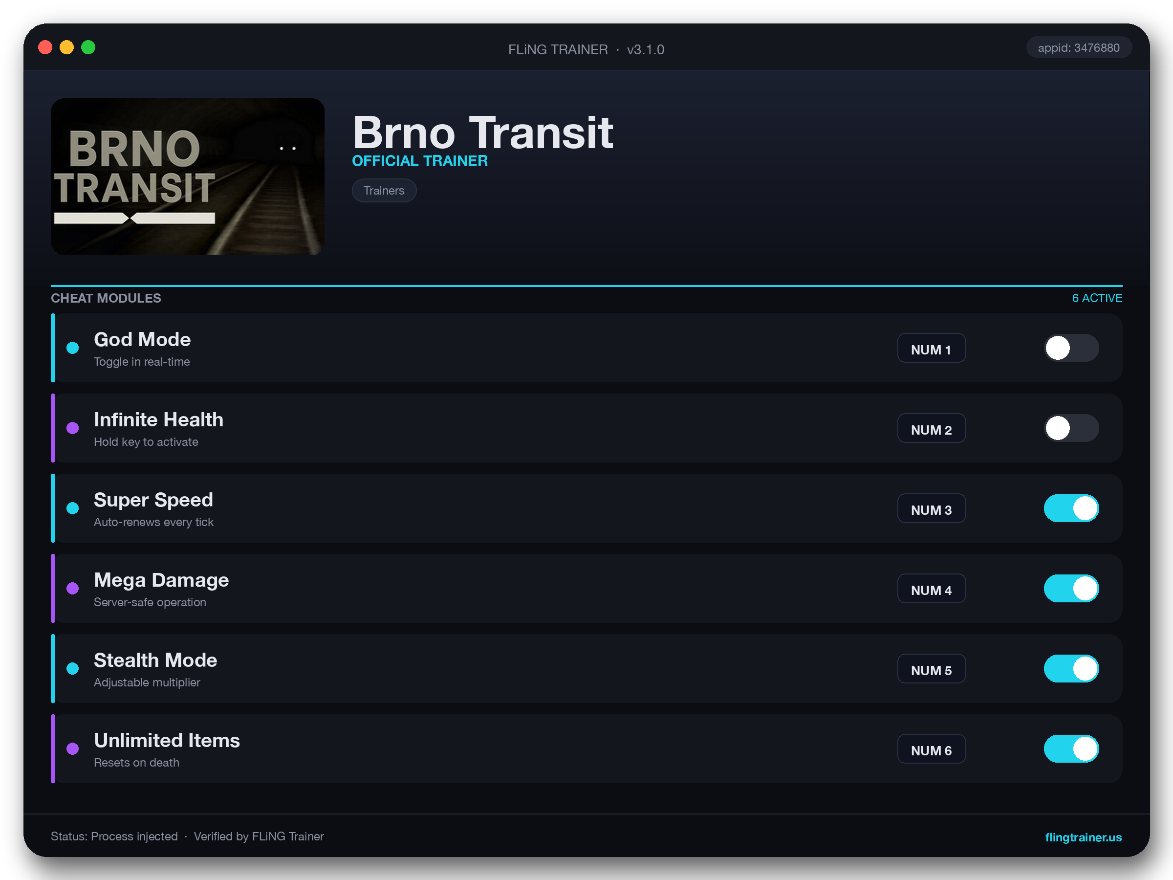 Brno Transit Trainer interface