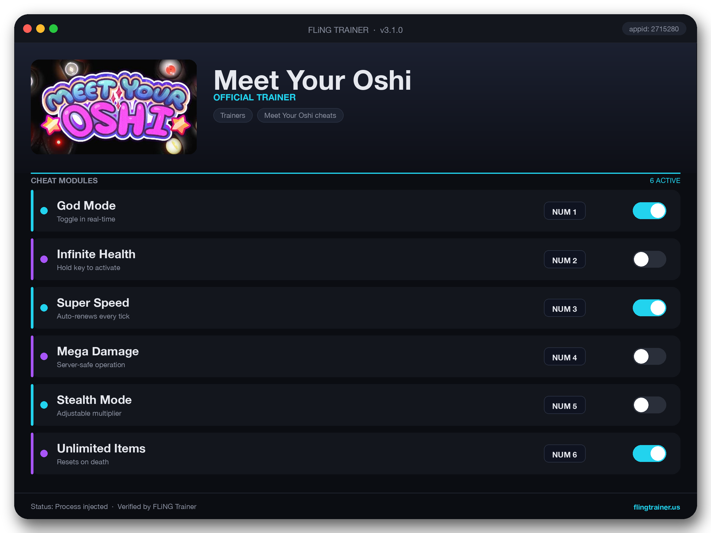 Meet Your Oshi Trainer interface