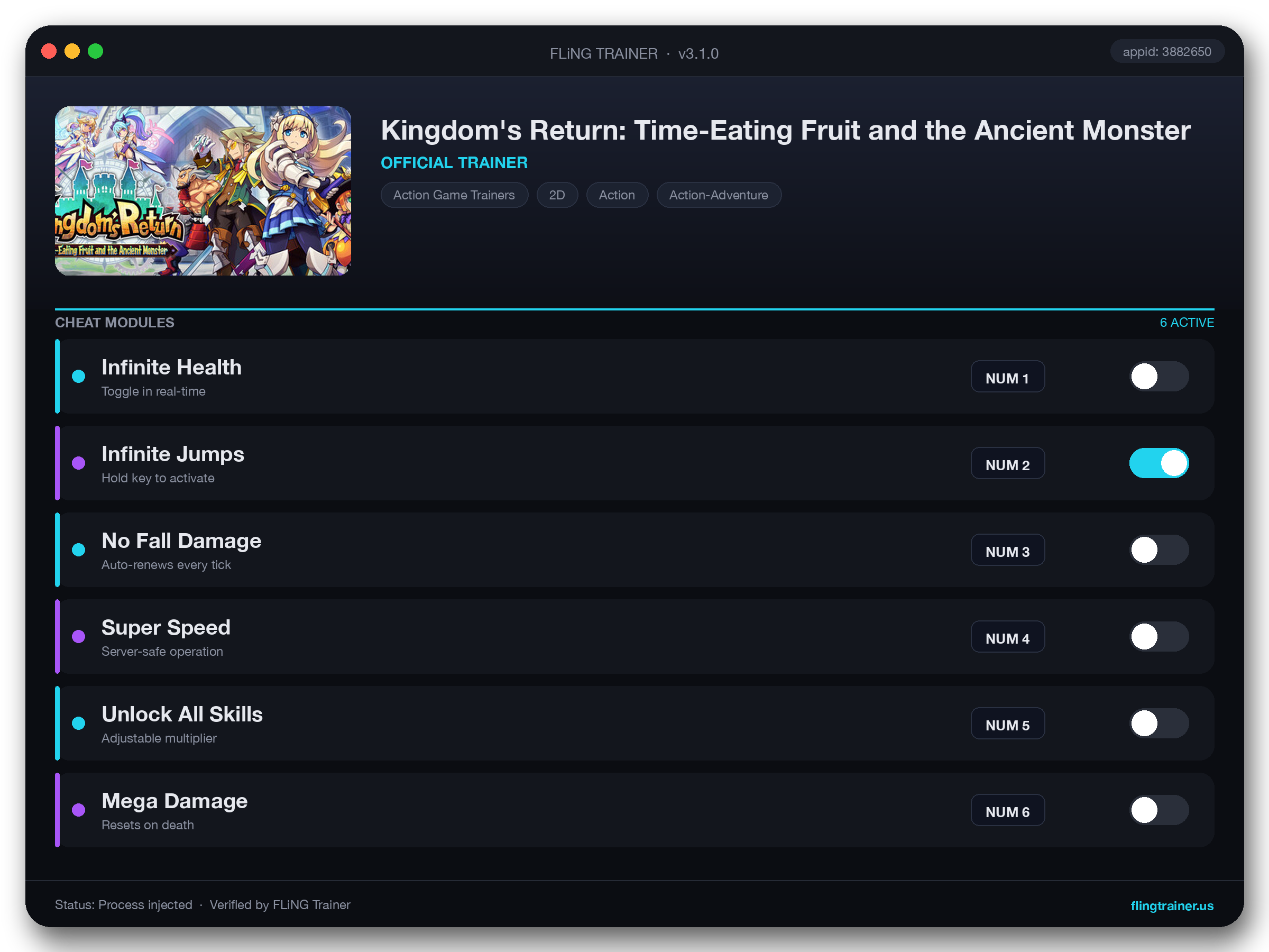 Kingdom's Return: Time-Eating Fruit and the Ancient Monster Trainer interface