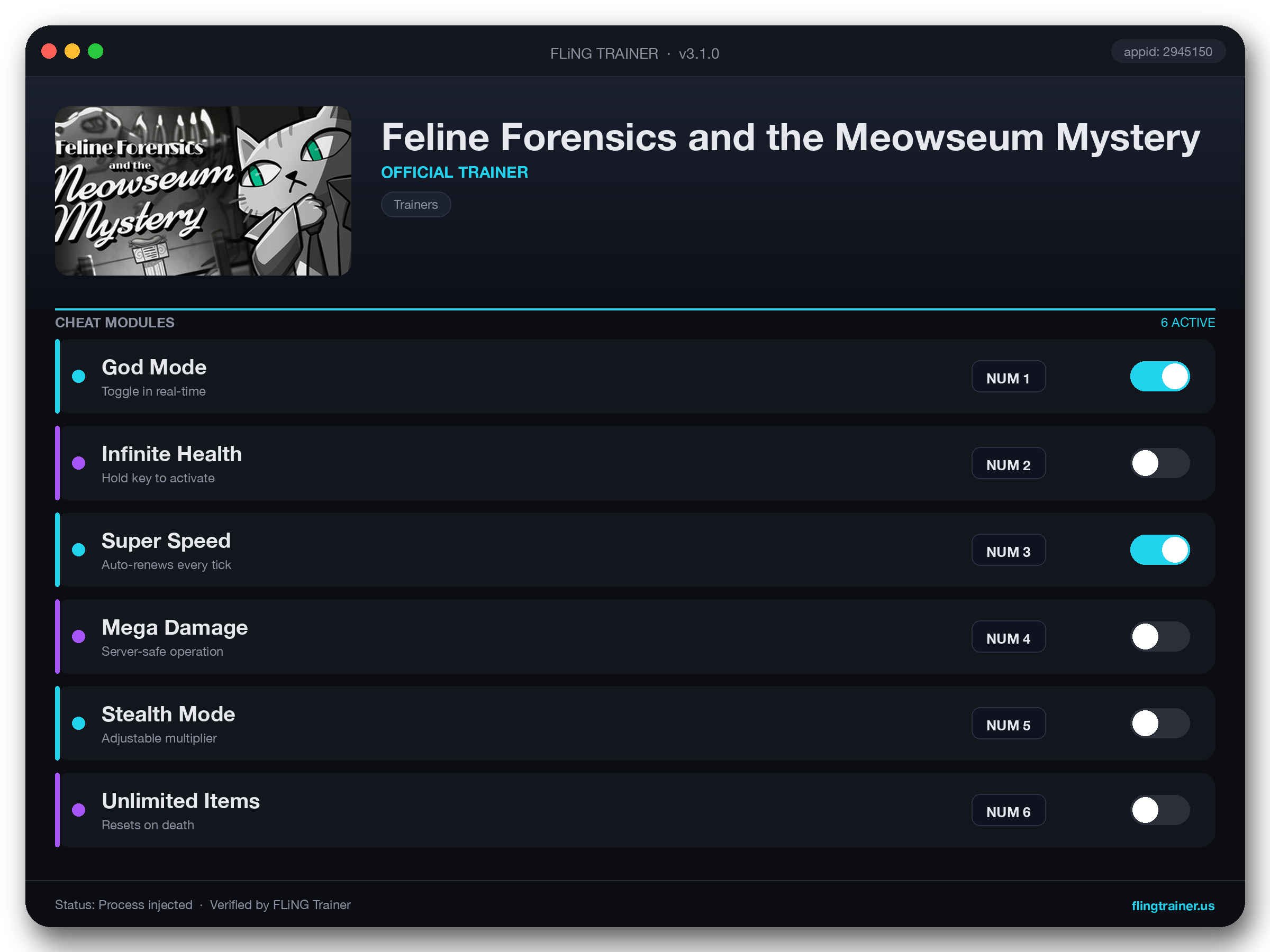 Feline Forensics and the Meowseum Mystery Trainer interface