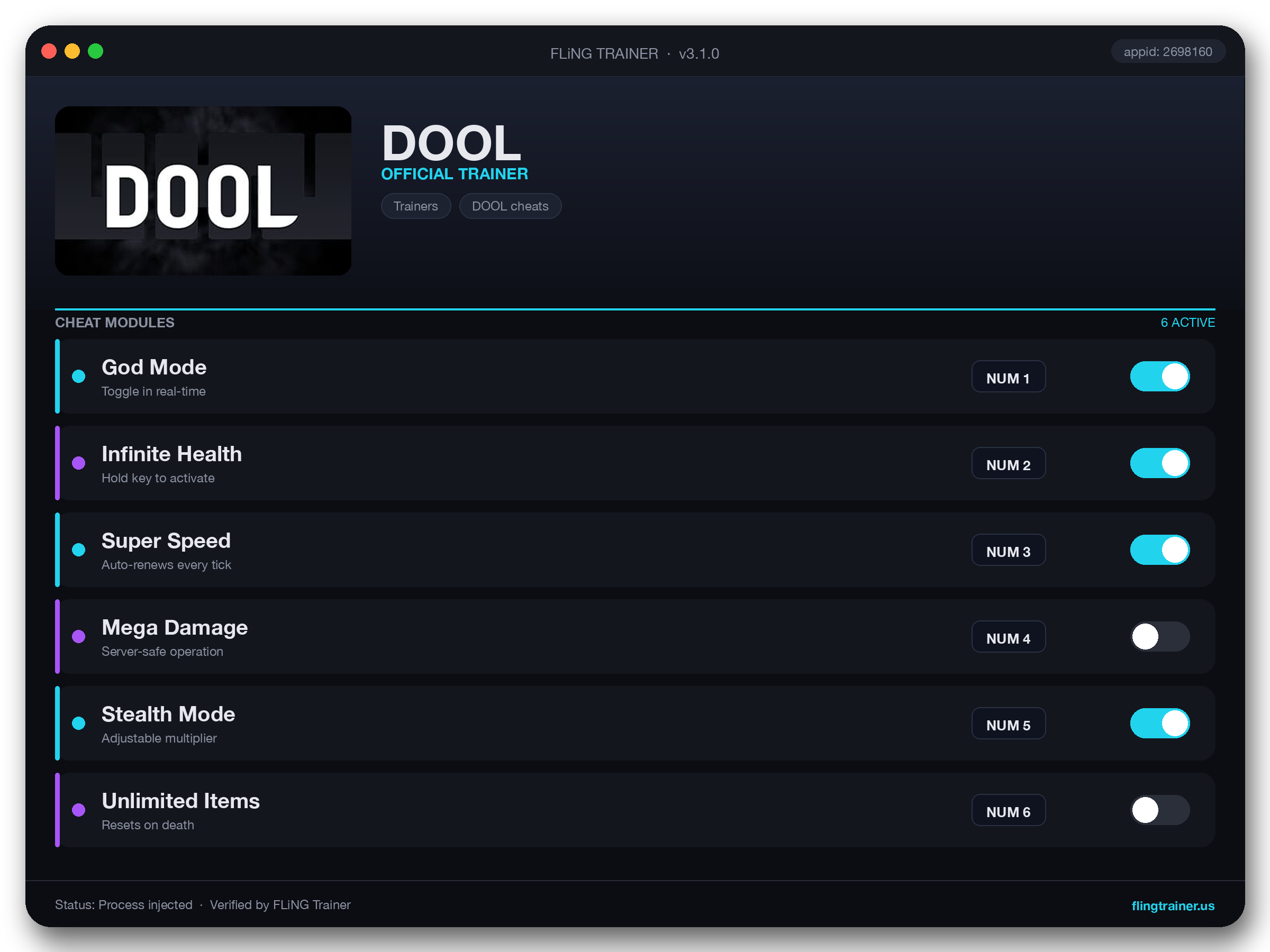 DOOL Trainer interface