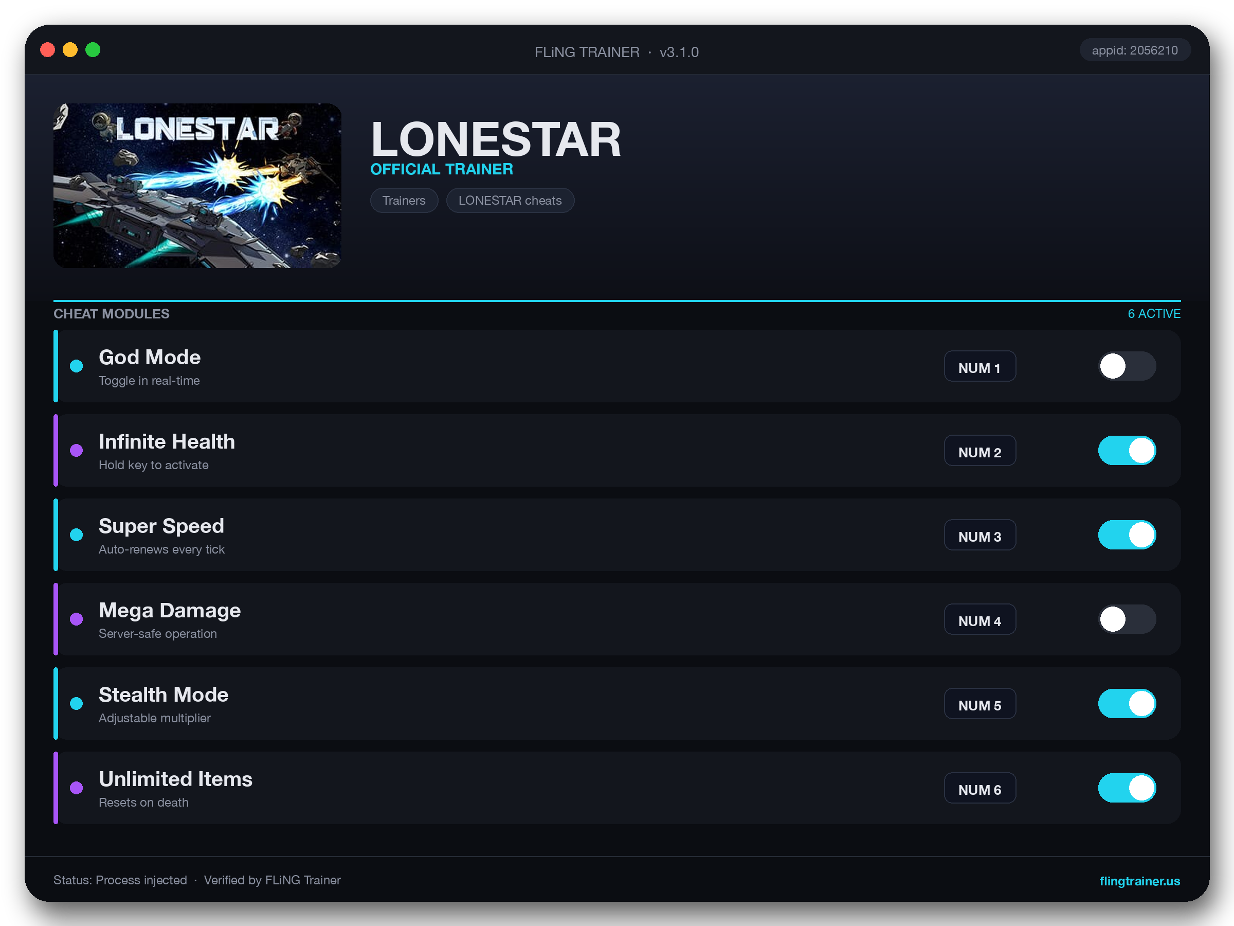LONESTAR Trainer interface