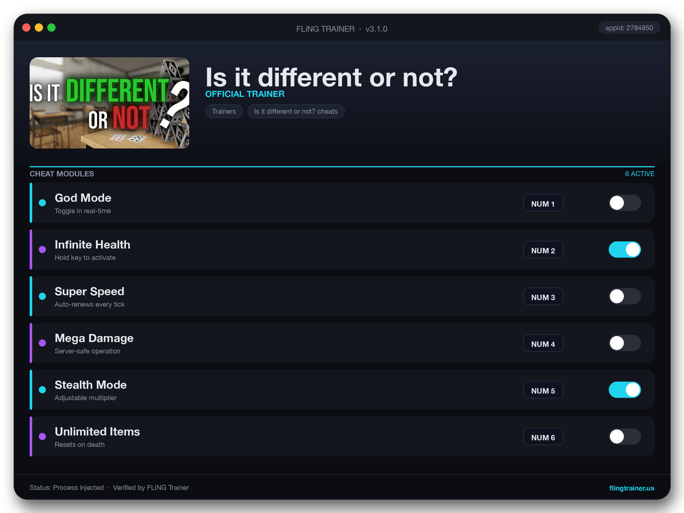 Is it different or not? Trainer interface
