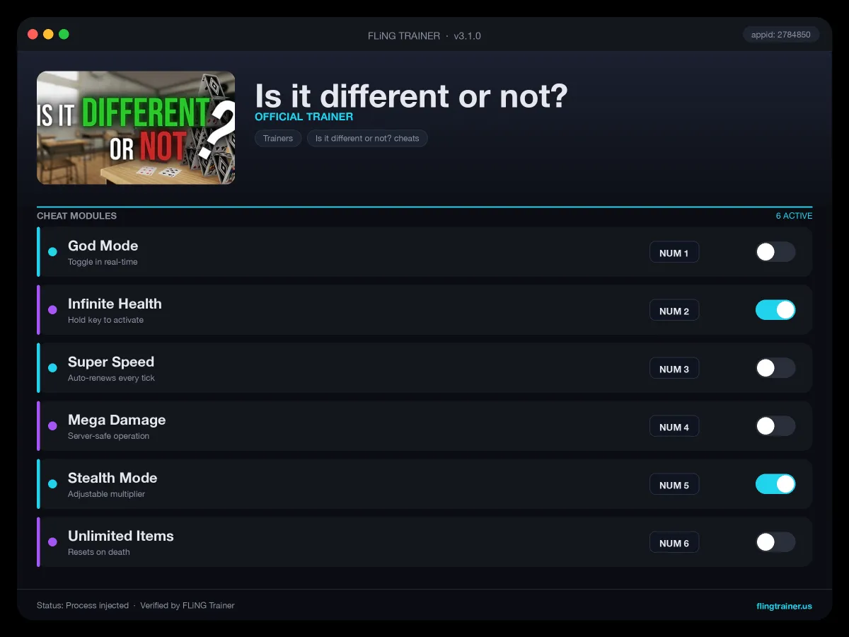 Is it different or not? Trainer interface