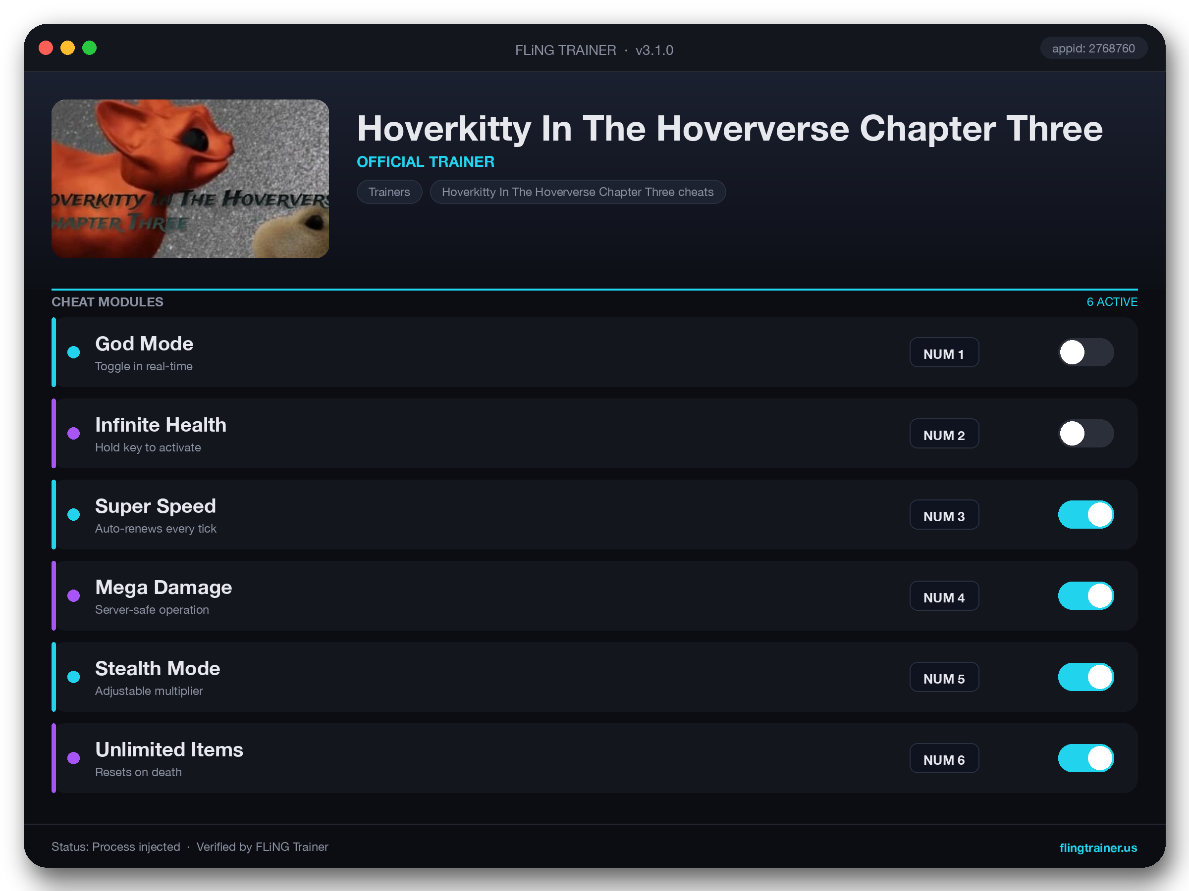 Hoverkitty In The Hoververse Chapter Three Trainer interface