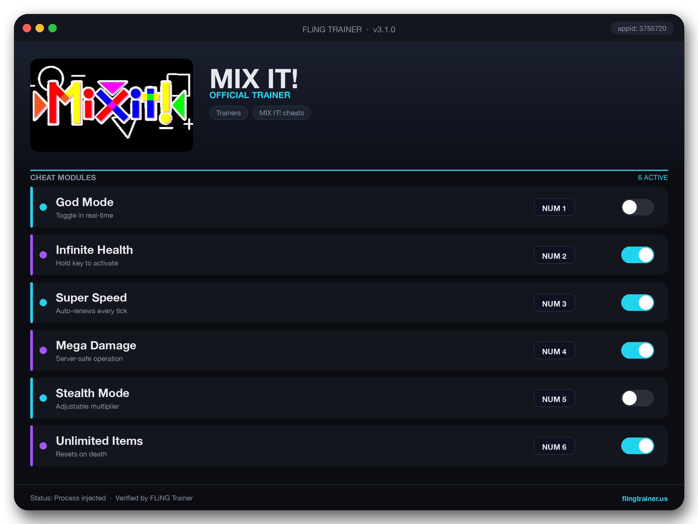 MIX IT! Trainer interface