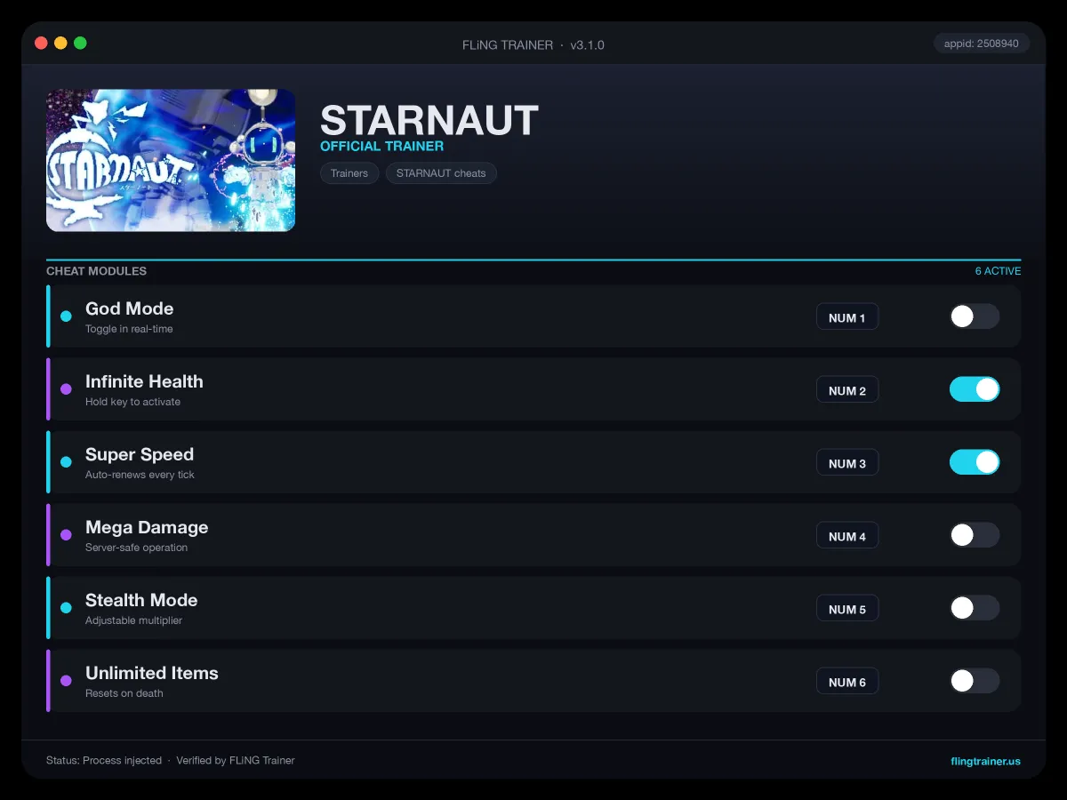 STARNAUT Trainer interface