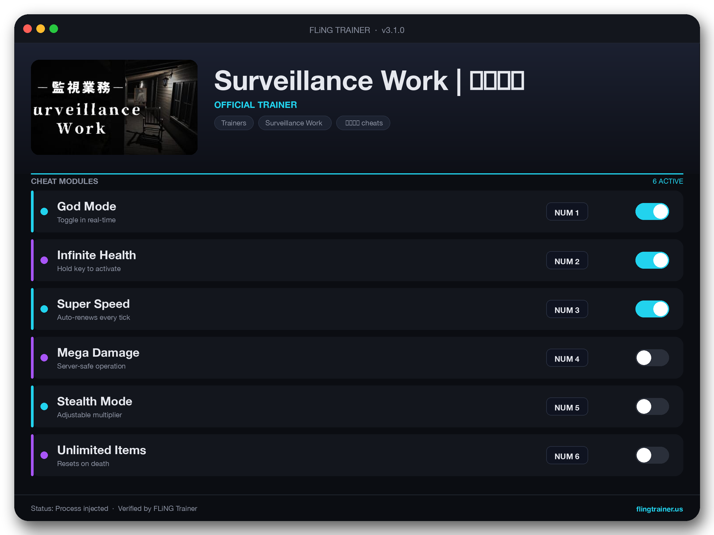 Surveillance Work | 監視業務 Trainer interface