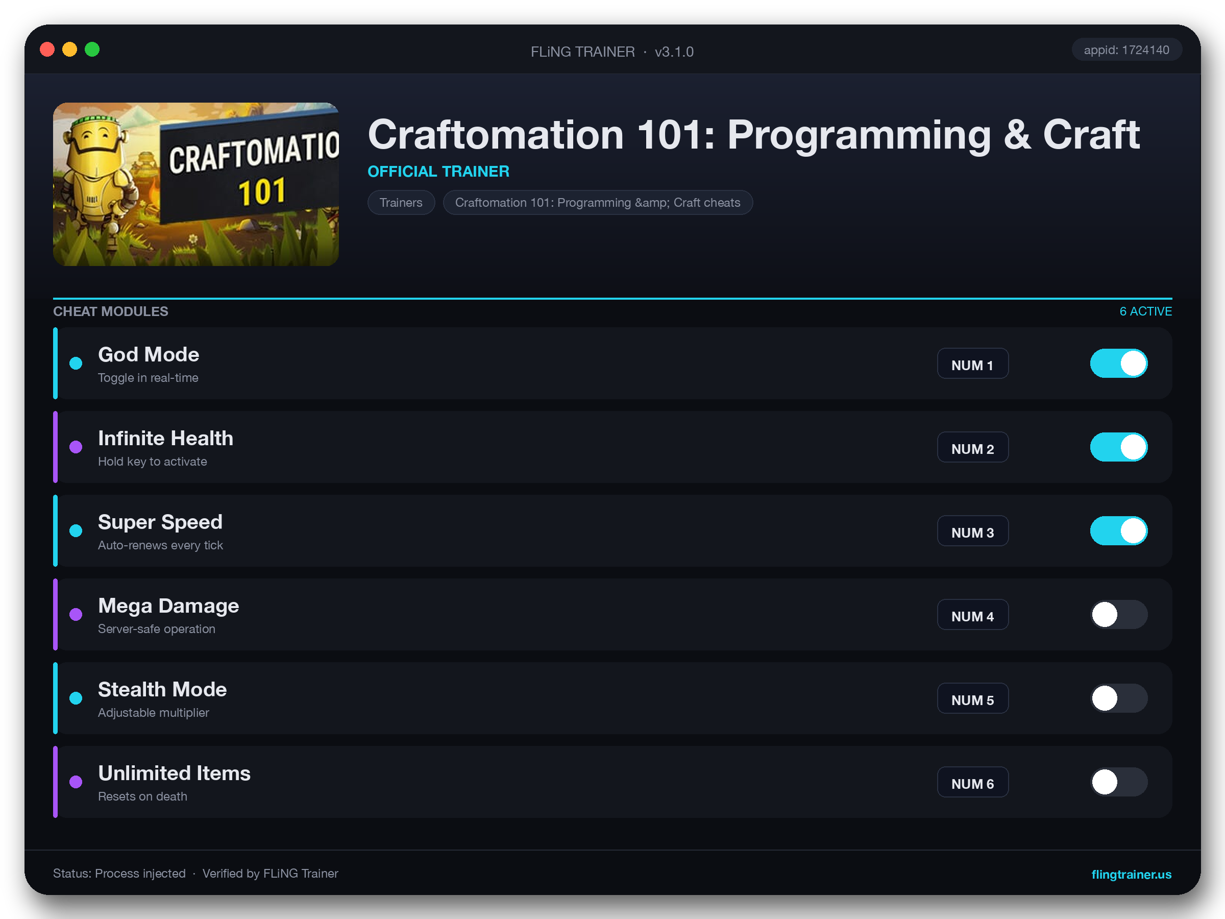 Craftomation 101: Programming & Craft Trainer interface