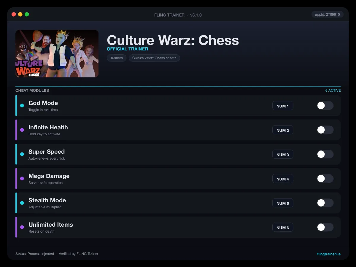 Culture Warz: Chess Trainer interface