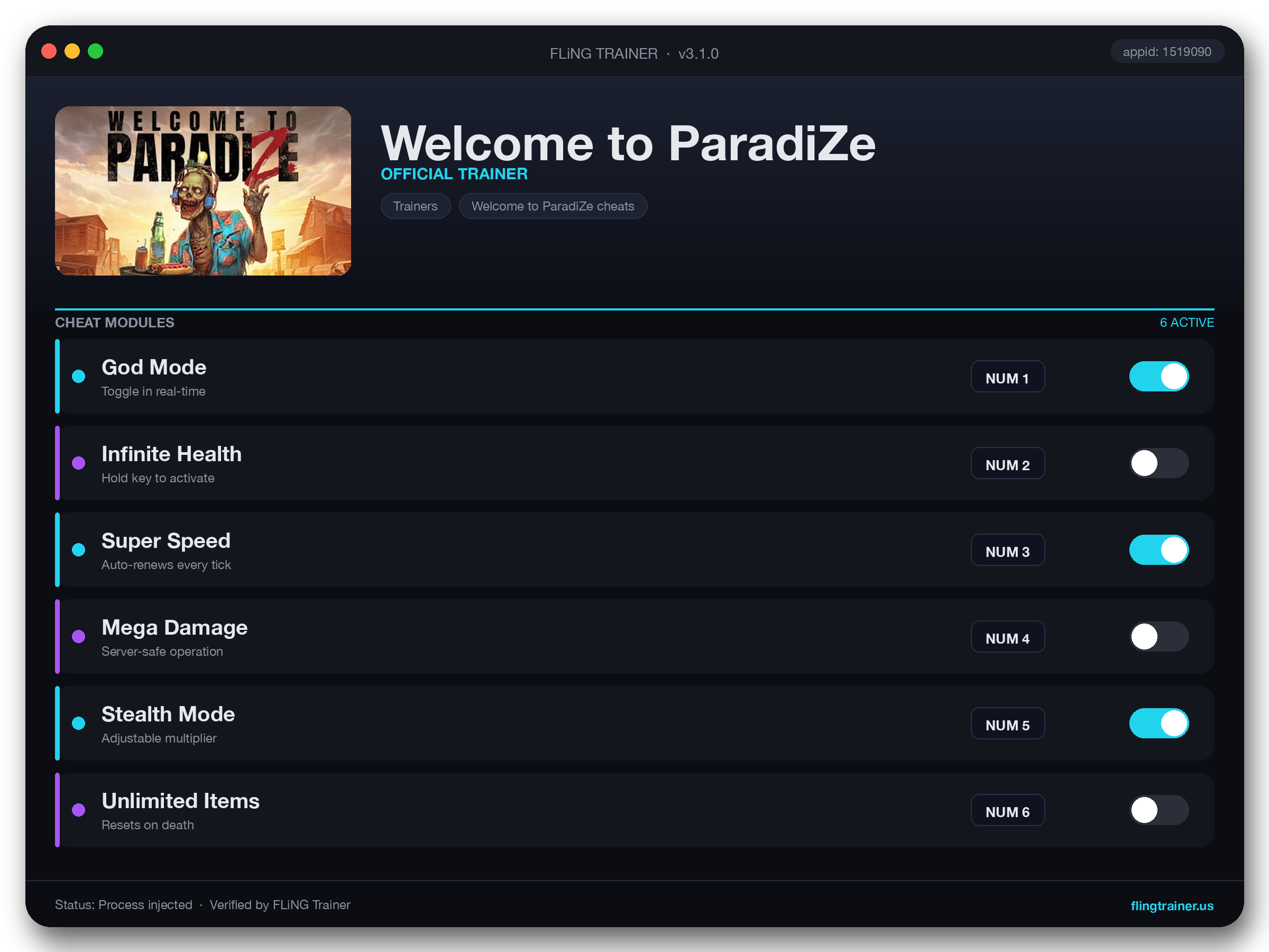 Welcome to ParadiZe Trainer interface
