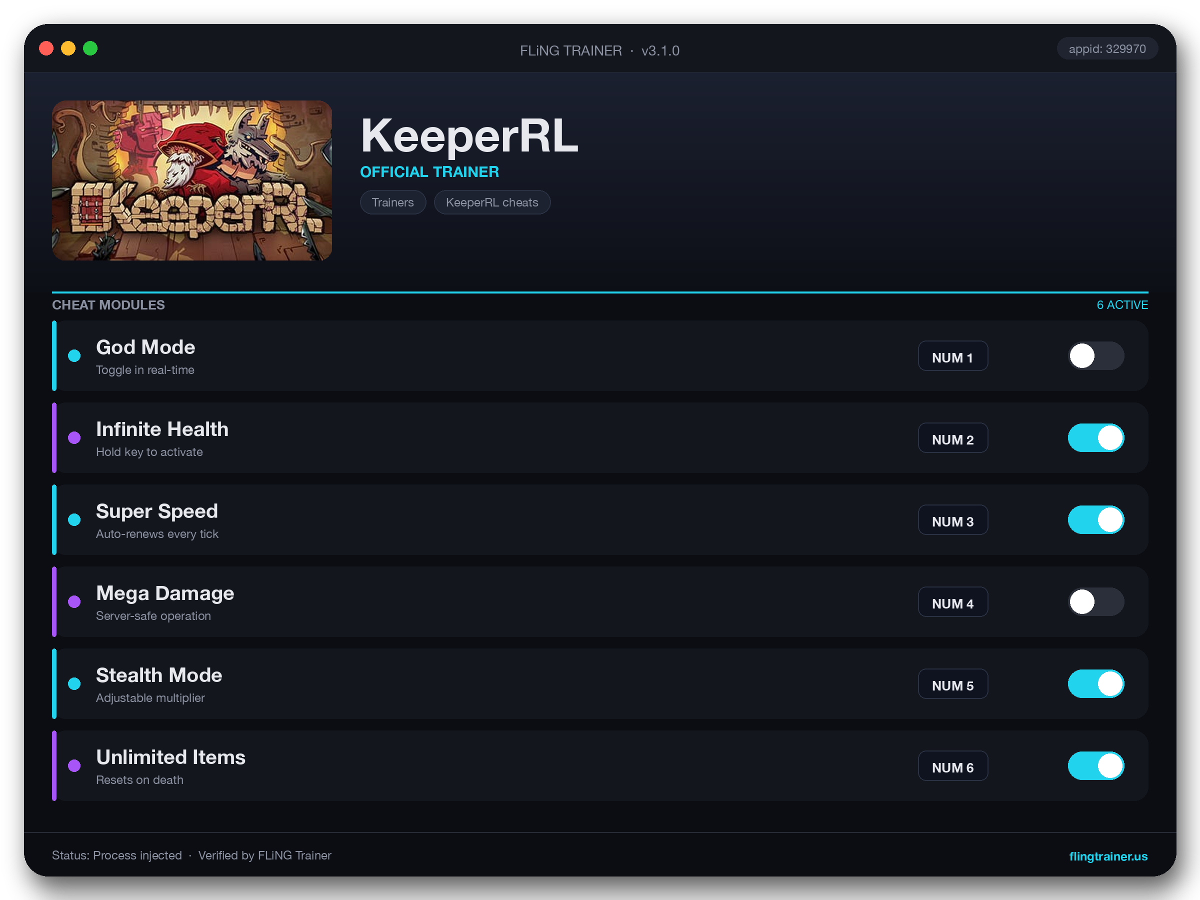 KeeperRL Trainer interface