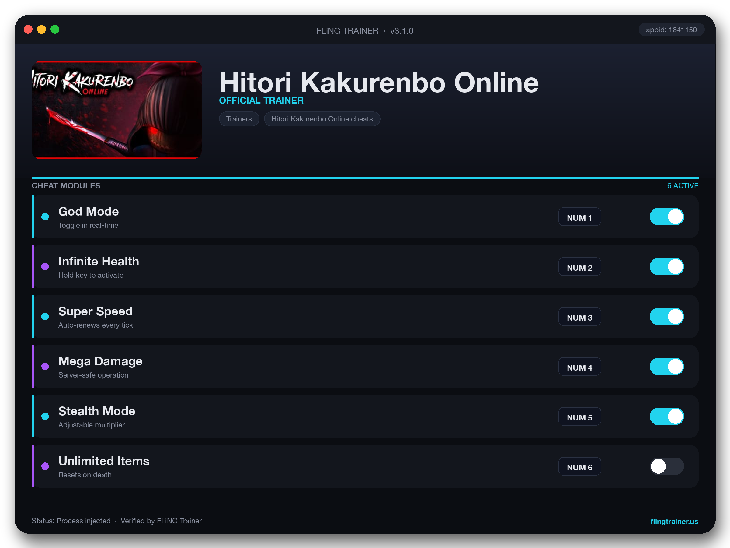 Hitori Kakurenbo Online Trainer interface