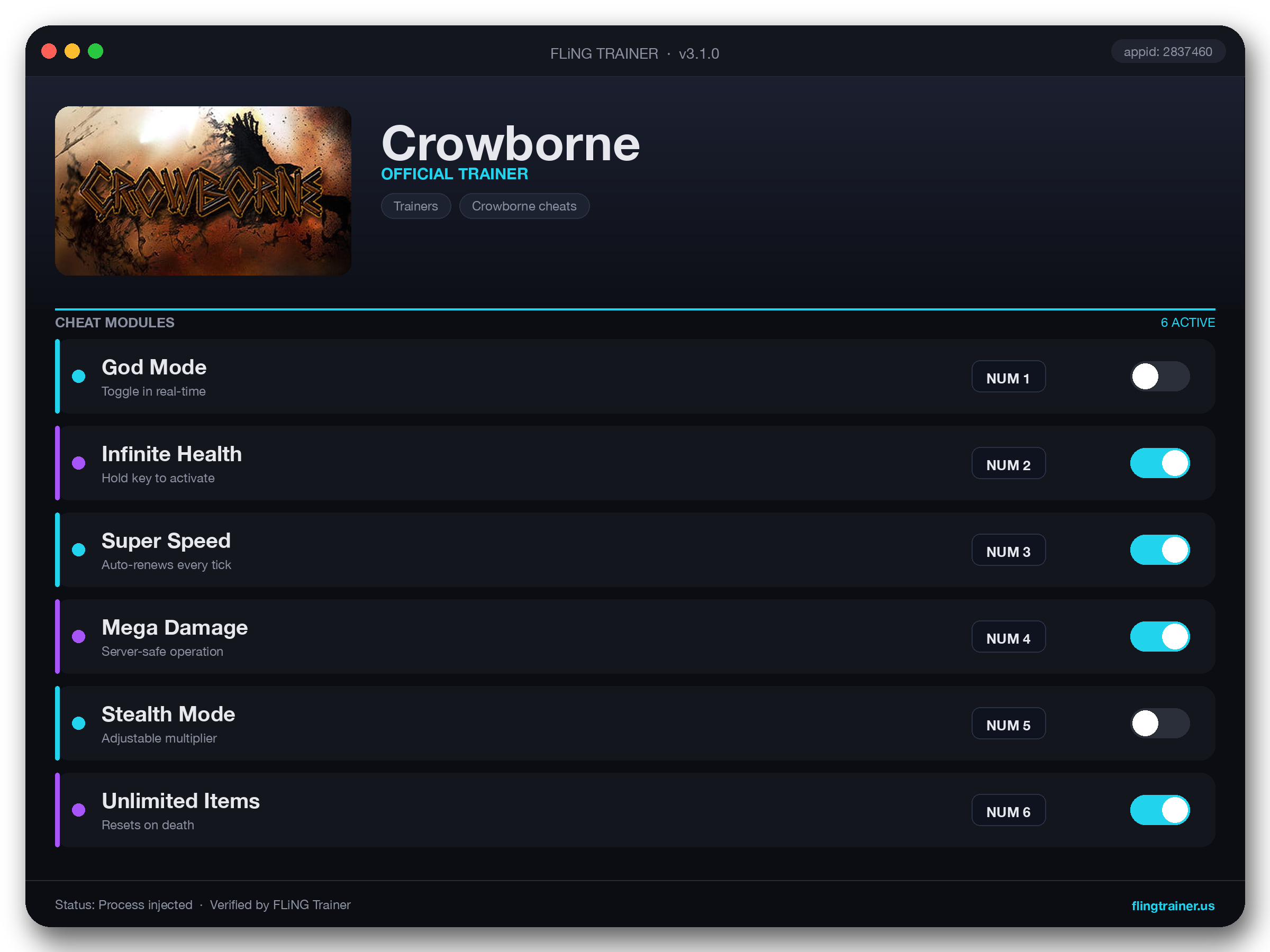 Crowborne Trainer interface